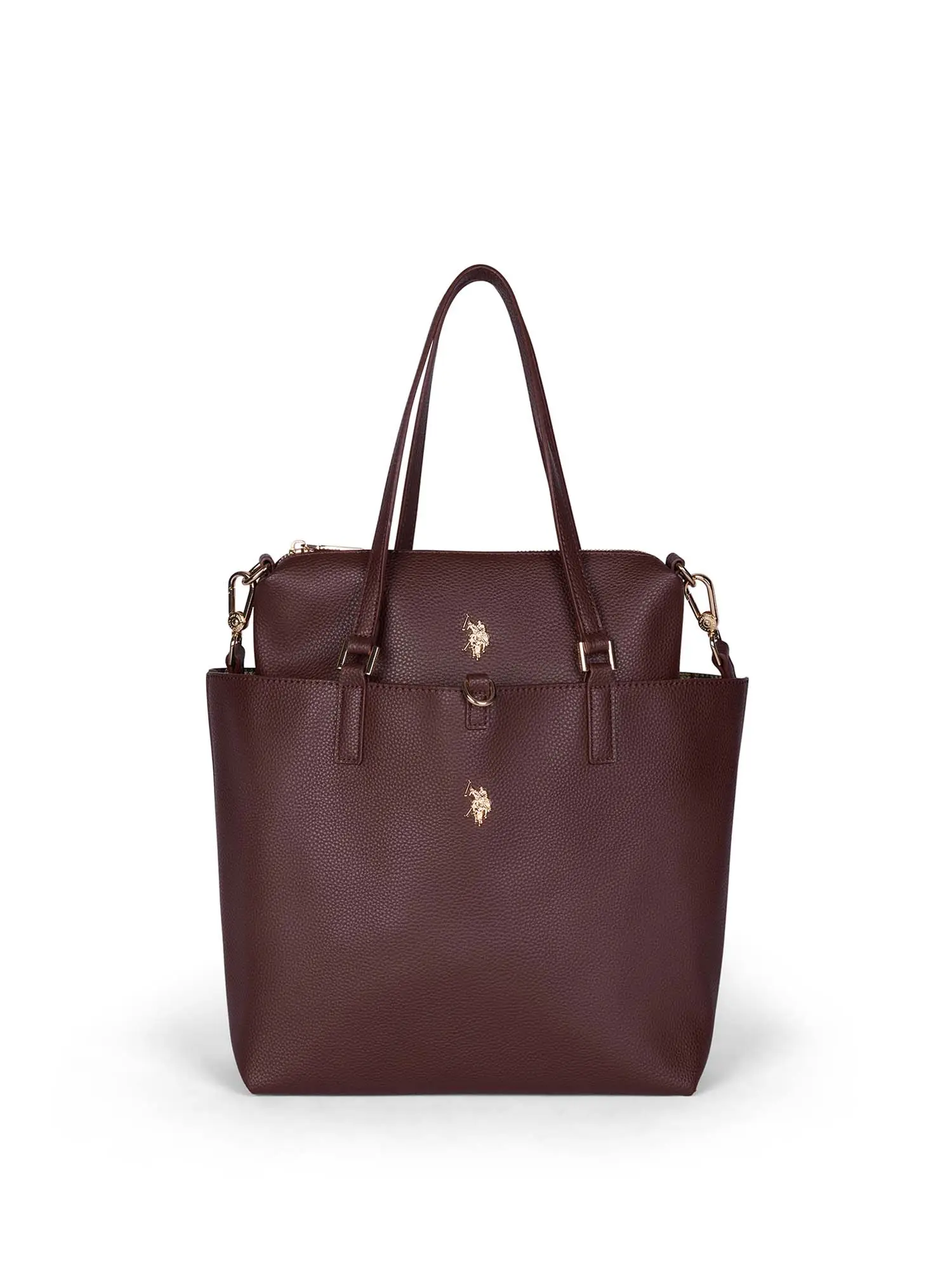 BORSA A SPALLA DONNA - US POLO ASSN. - BIURR8907WVP - MARRONE, UNICA