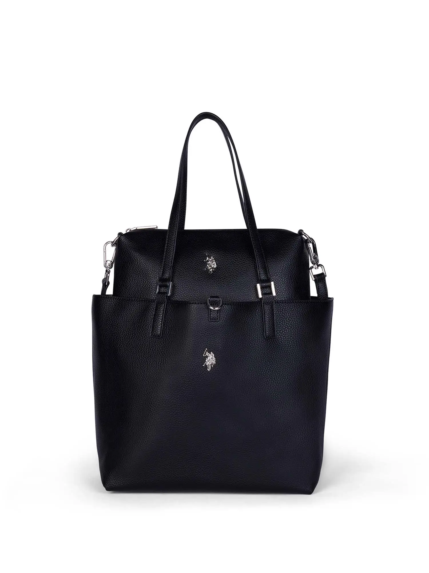 BORSA A SPALLA DONNA - US POLO ASSN. - BIURR8907WVP - NERO, UNICA