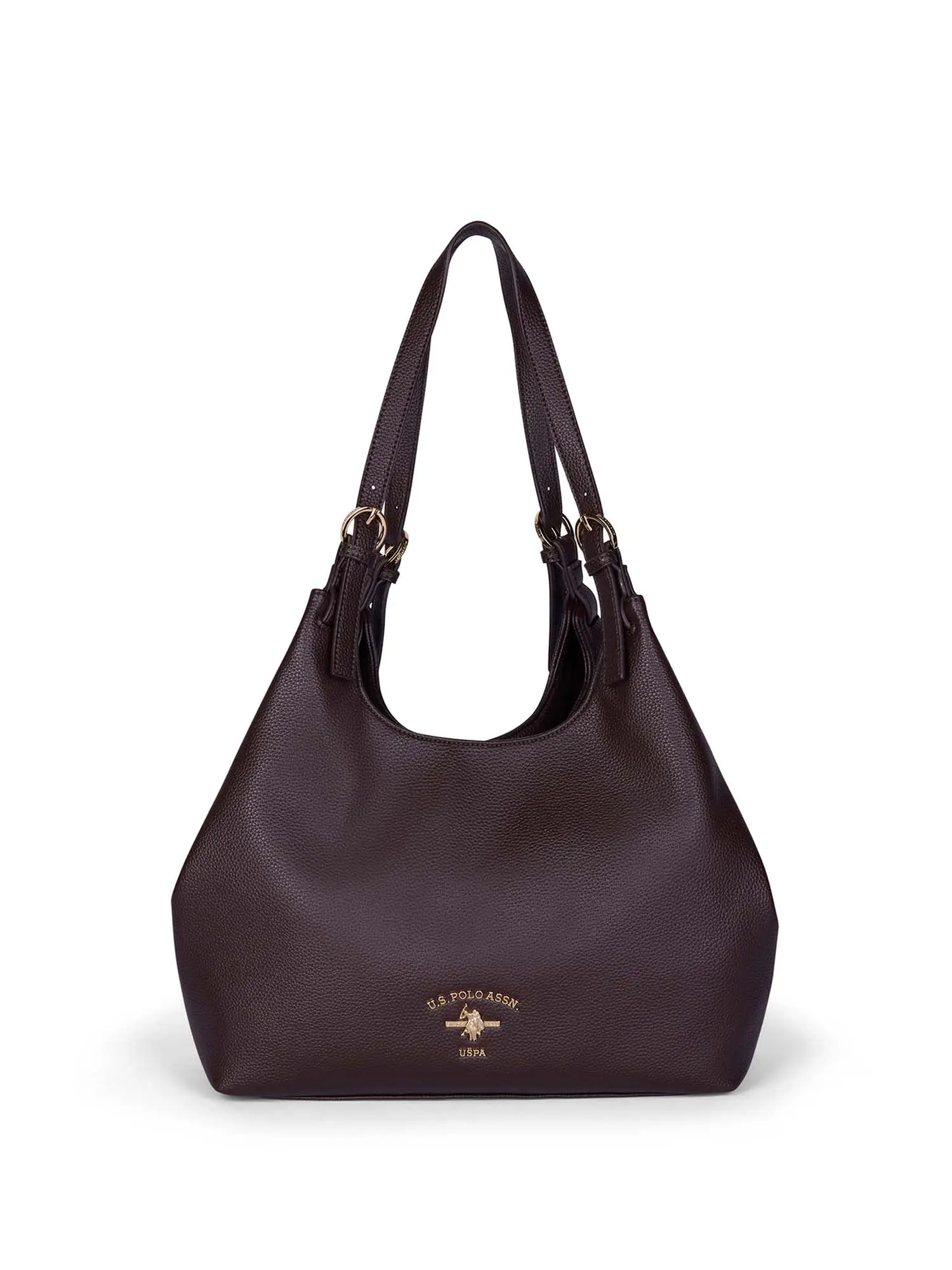 BORSA A MANO DONNA - US POLO ASSN. - BIUSS8372WVP - MARRONE, UNICA