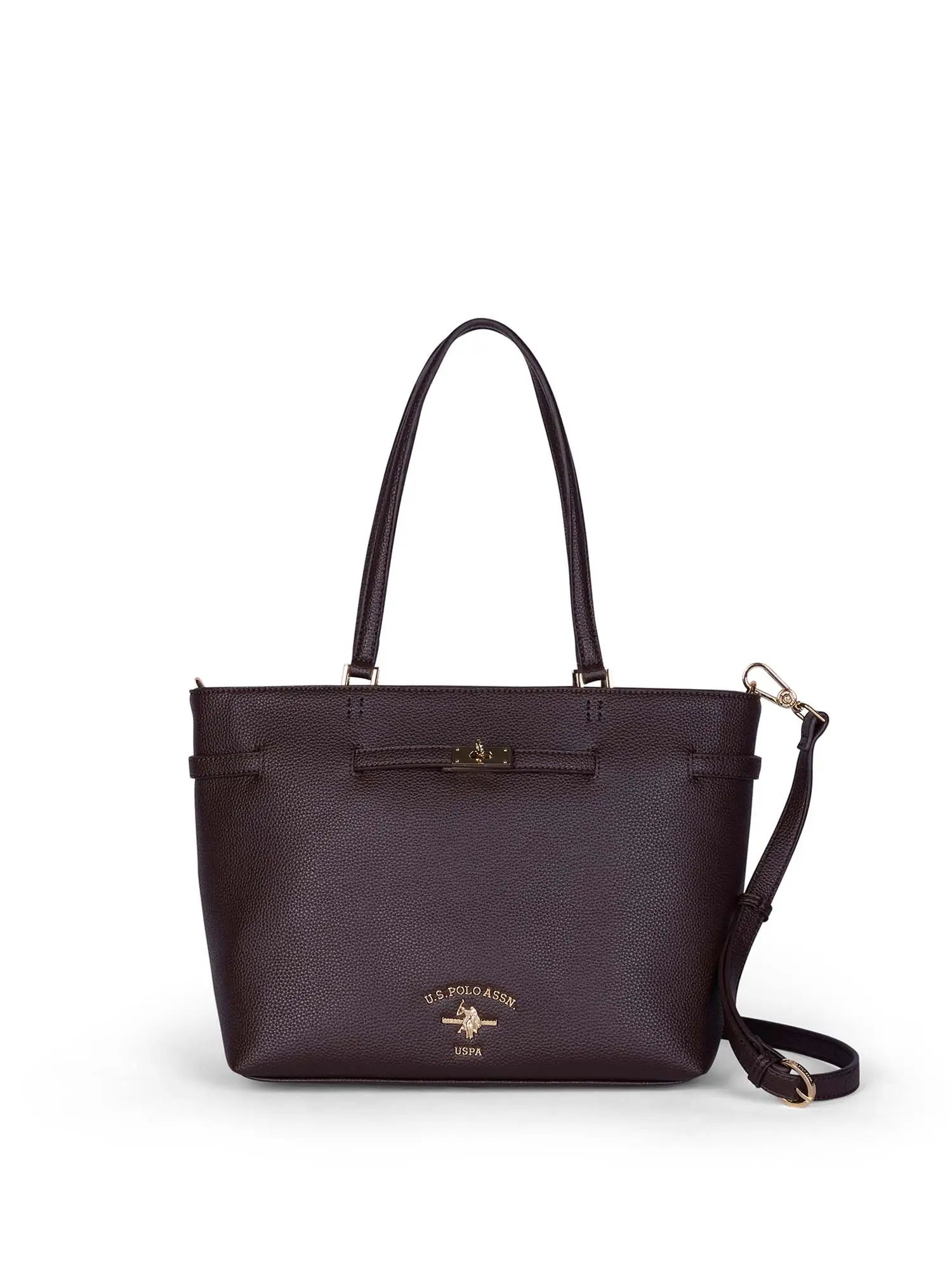 BORSA A SPALLA DONNA - US POLO ASSN. - BIUSS8881WVP - MARRONE, UNICA