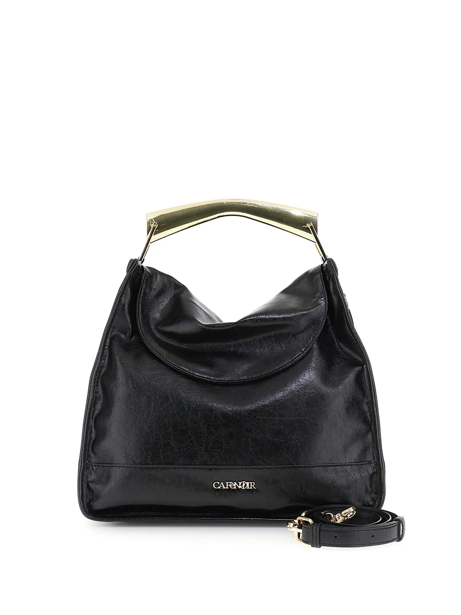BORSA A SPALLA DONNA - CAFE NOIR - C3YF0910 - NERO, UNICA