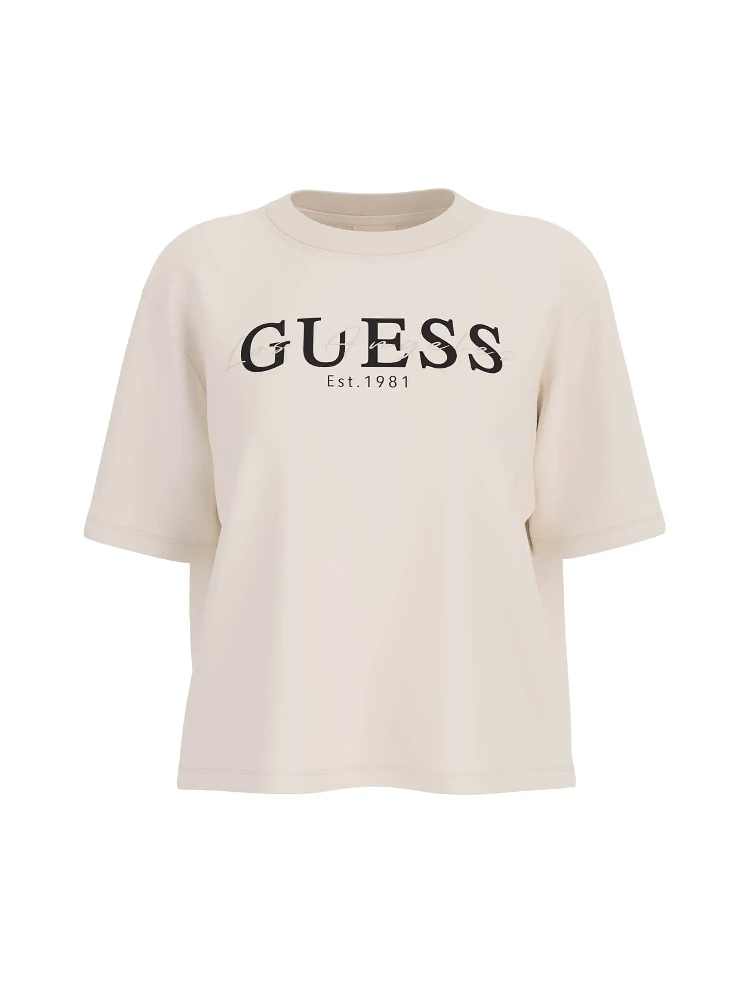 T-SHIRT DONNA - GUESS ATHLEISURE - V5YI02 I3Z14 - BIANCO, L