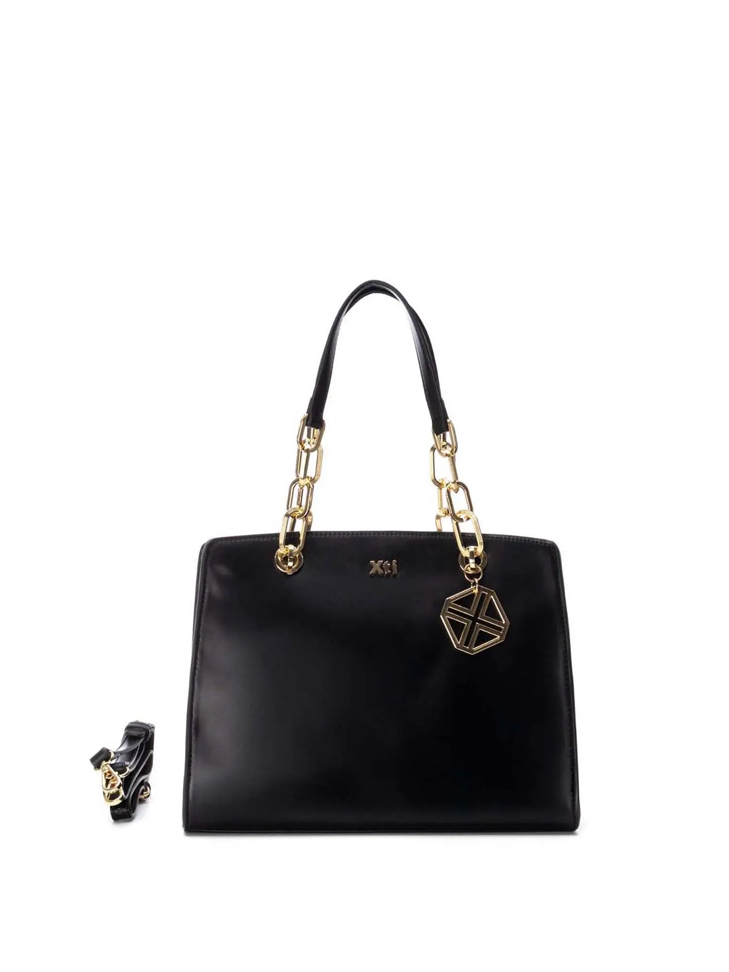 BORSA A SPALLA DONNA - XTI - 184492 - NERO, UNICA