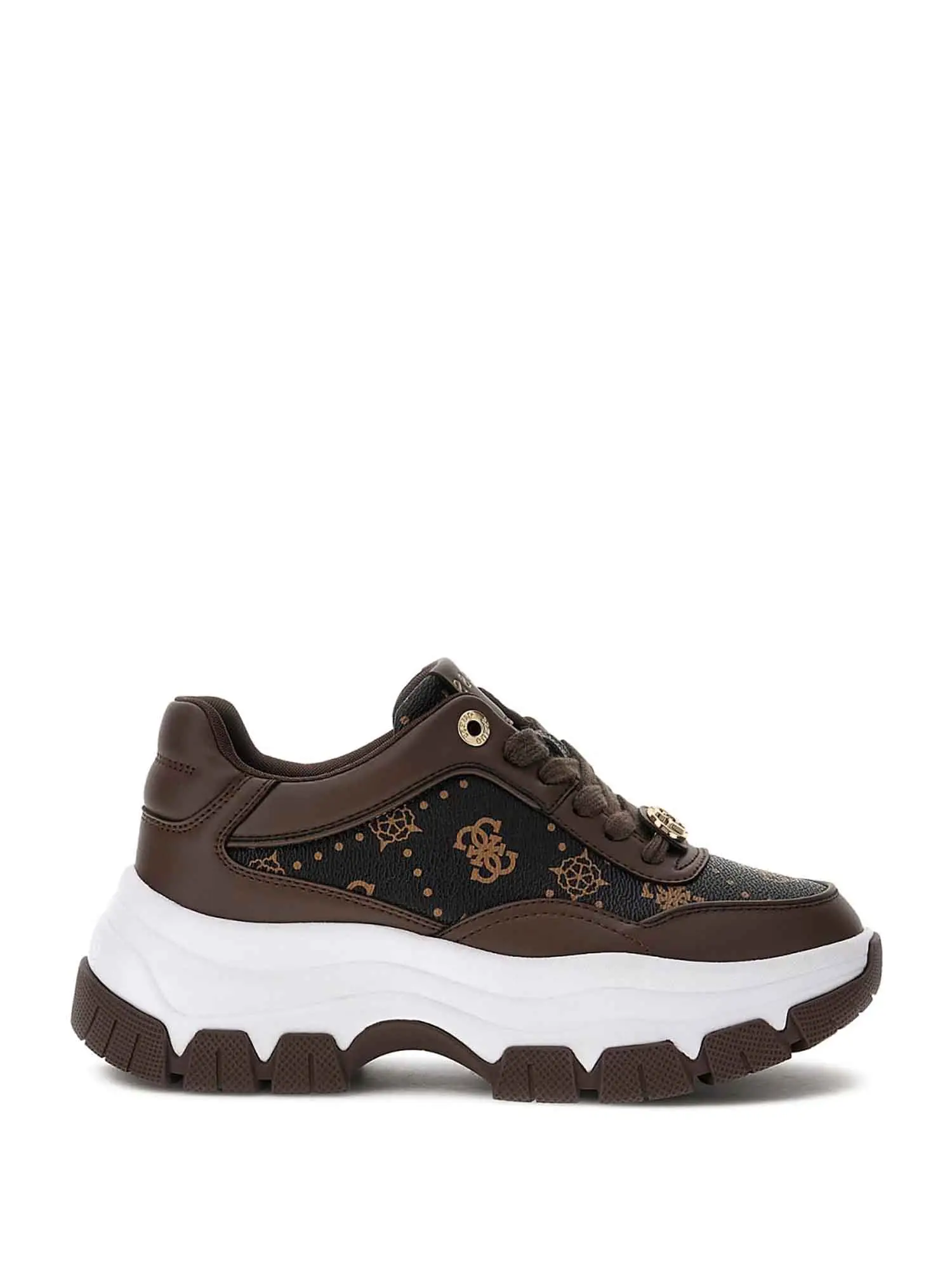 SNEAKERS DONNA - GUESS - FLFBRT PEL12 - MARRONE, 38