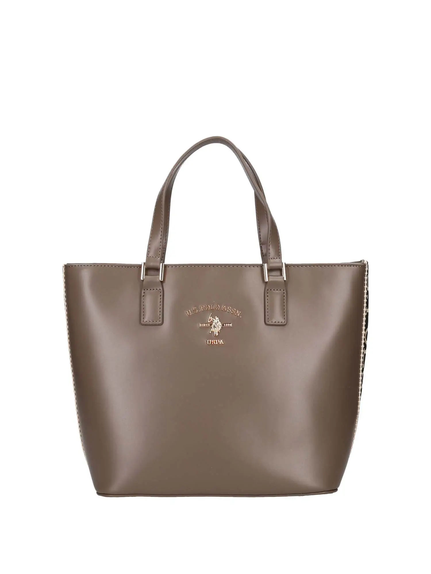 BORSA A MANO DONNA - US POLO ASSN. - BEU7H8617WVP - PIETRA, UNICA