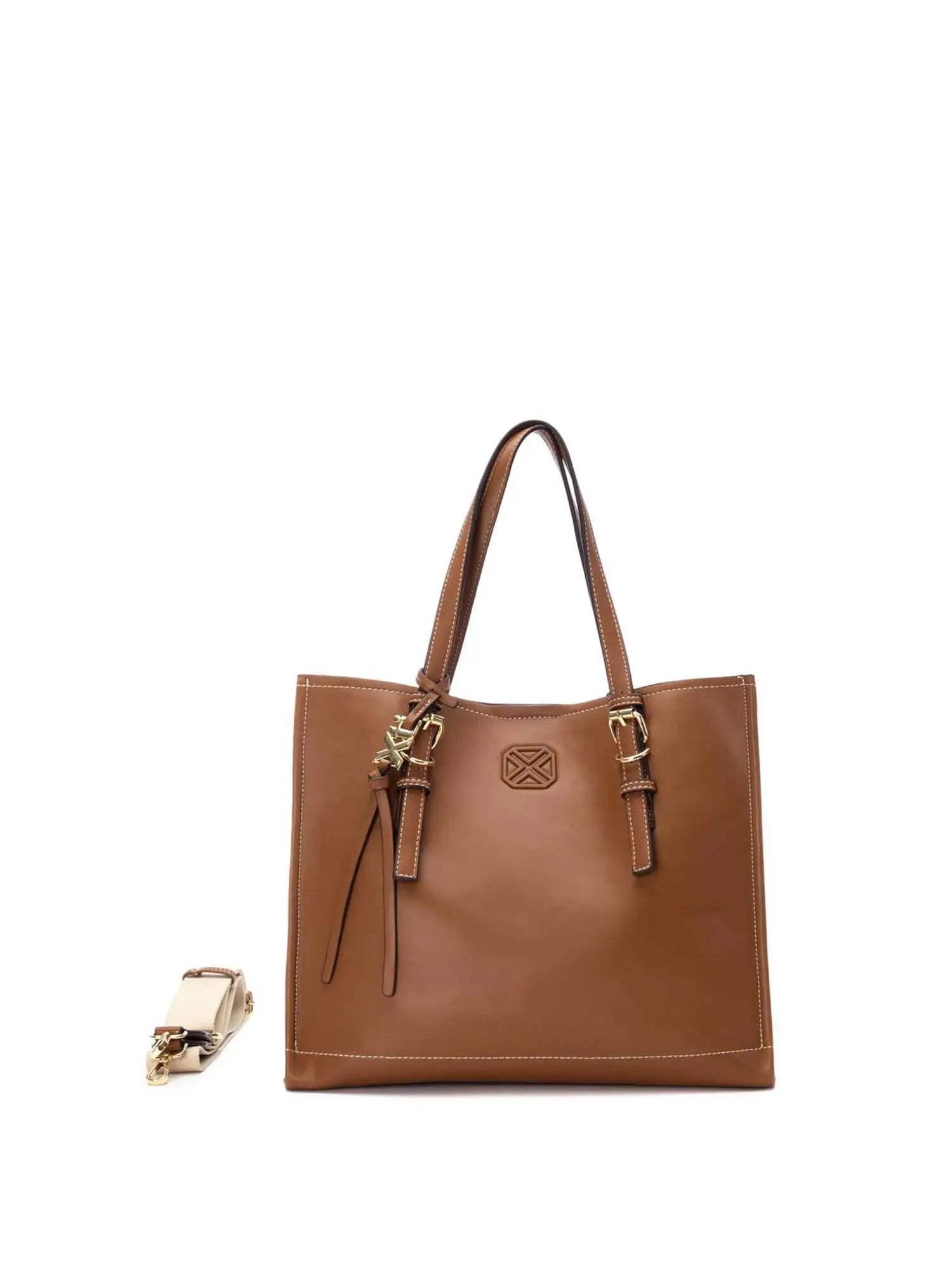 BORSA A SPALLA DONNA - XTI - 184504 - CAMEL, UNICA