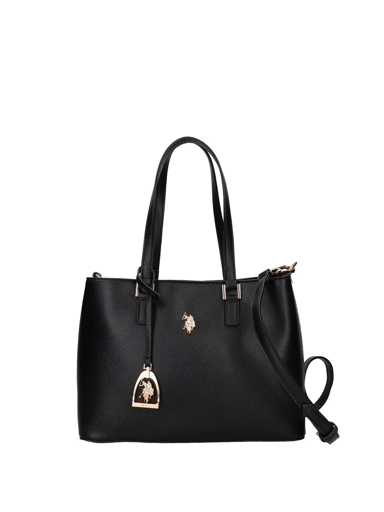 BORSA A MANO DONNA - US POLO ASSN. - BEUJE8662WVP - NERO, UNICA