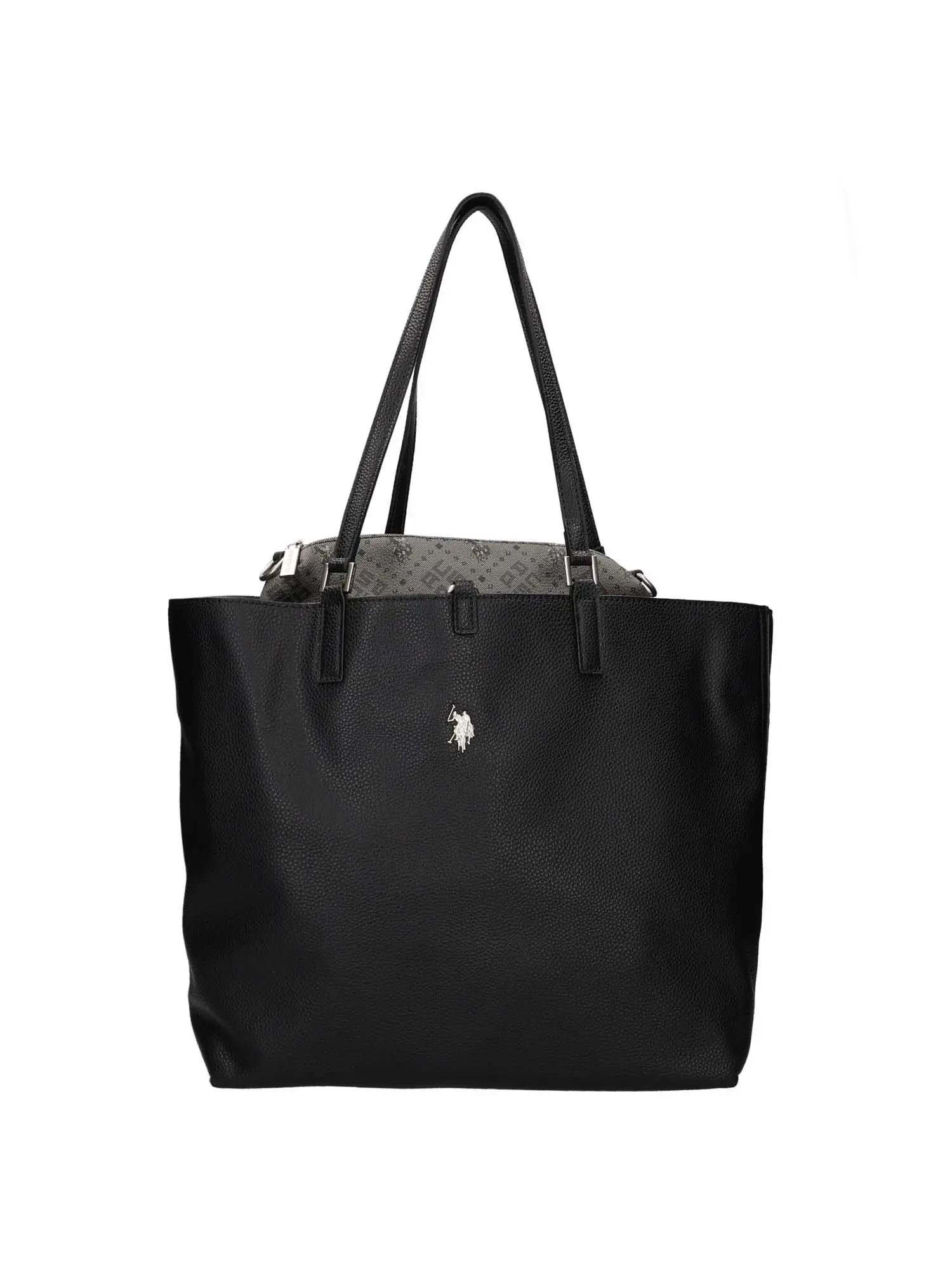 BORSA A SPALLA DONNA - US POLO ASSN. - BEUM08706WVP - NERO, UNICA