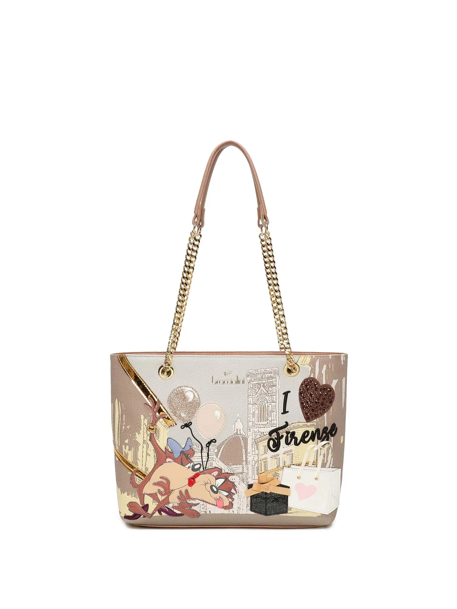 BORSA A SPALLA DONNA - BRACCIALINI - LT203-YY - UNICO, UNICA