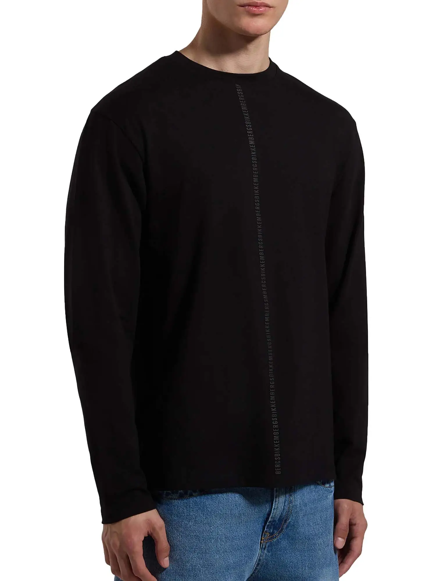 T-SHIRT UOMO - BIKKEMBERGS - BMT1229 - NERO, S