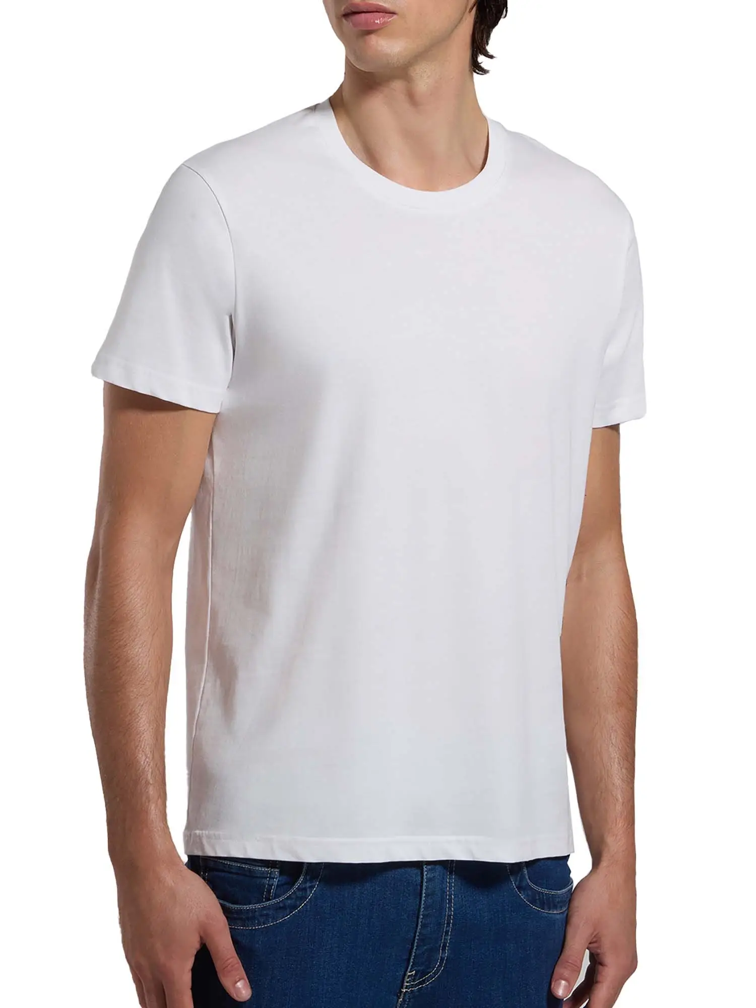 T-SHIRT UOMO - BIKKEMBERGS - BMT1253 - BIANCO, M