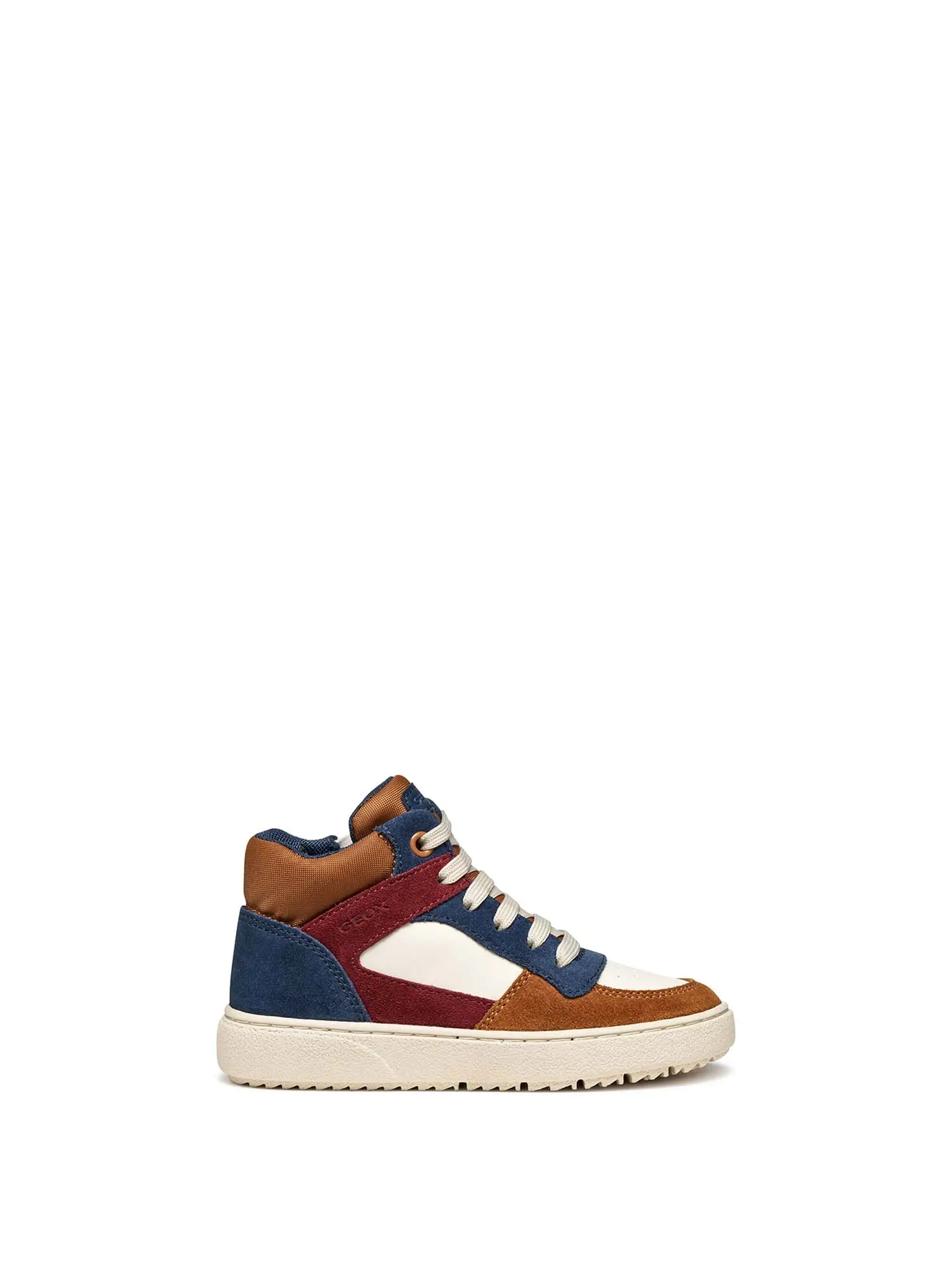 SNEAKERS RAGAZZO - GEOX - J46LDC 05422 - AVORIO/MARRONE, 34