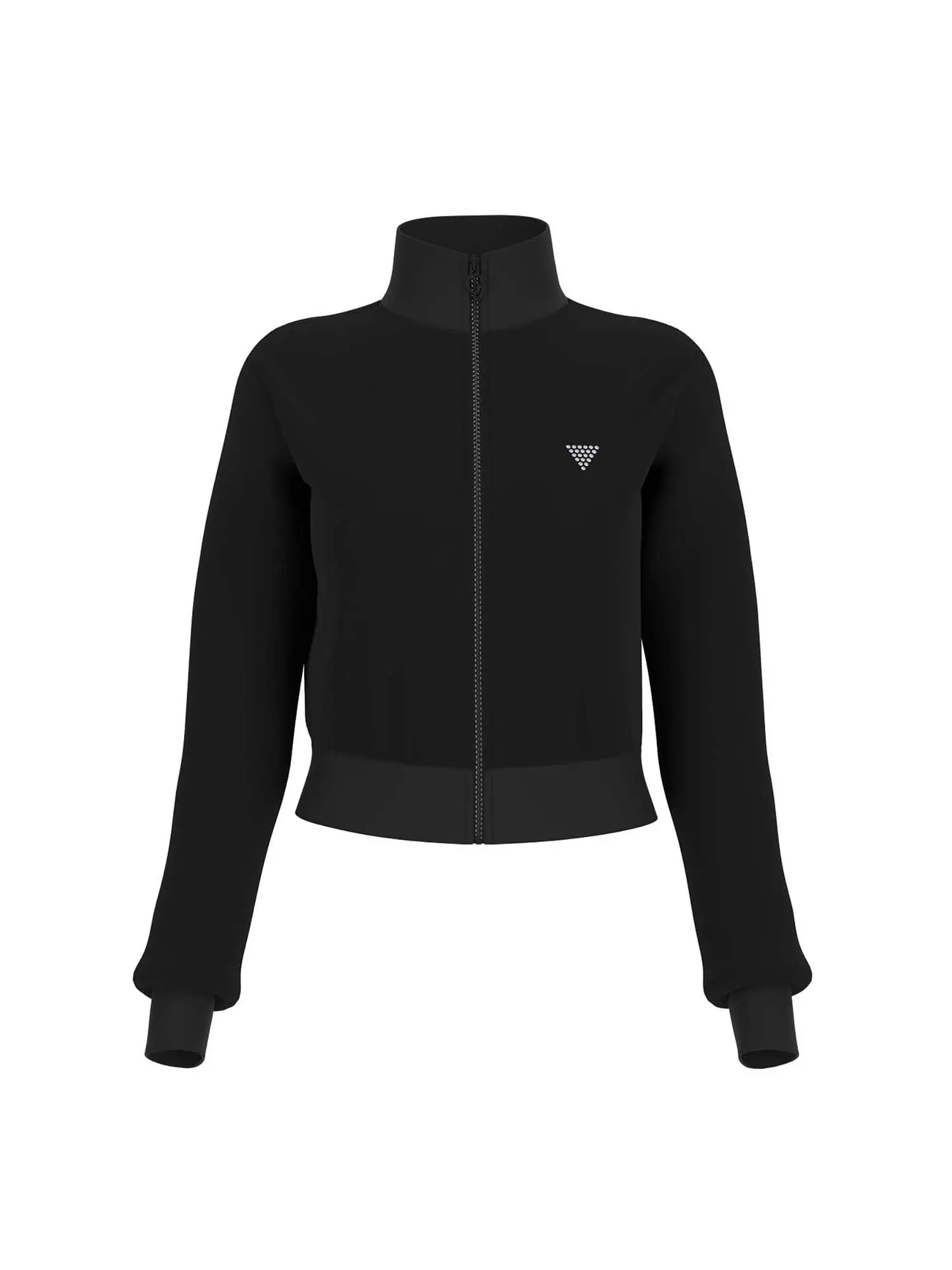 FELPA DONNA - GUESS ATHLEISURE - V3BQ22 K0232 - NERO, XS