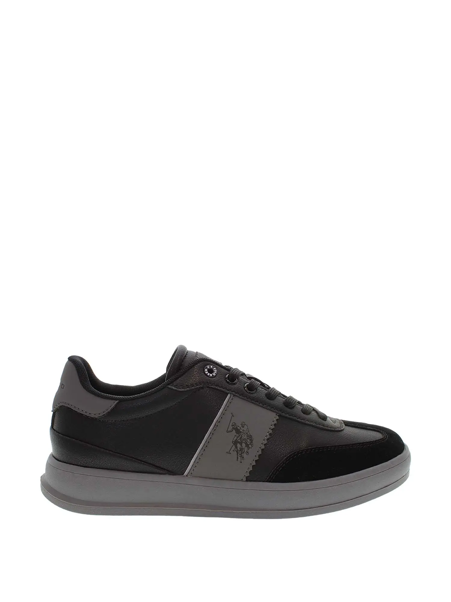 SNEAKERS UOMO - US POLO ASSN. - CAMPY004M/EYH1 - NERO/GRIGIO, 43