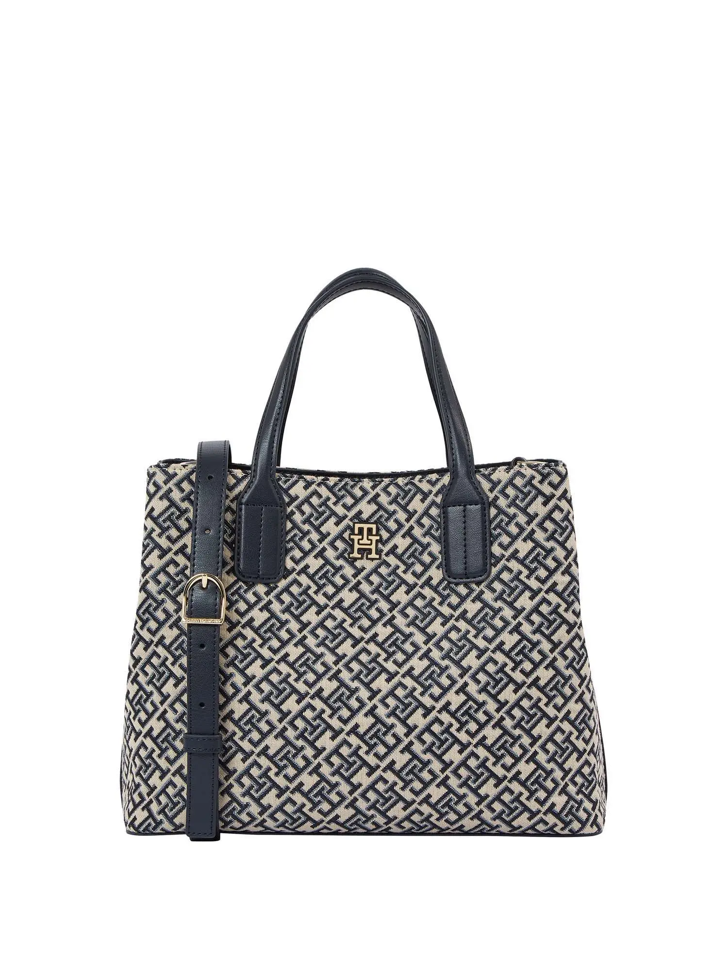 BORSA A SPALLA DONNA - TOMMY HILFIGER - AW0AW17444 - BLU, UNICA