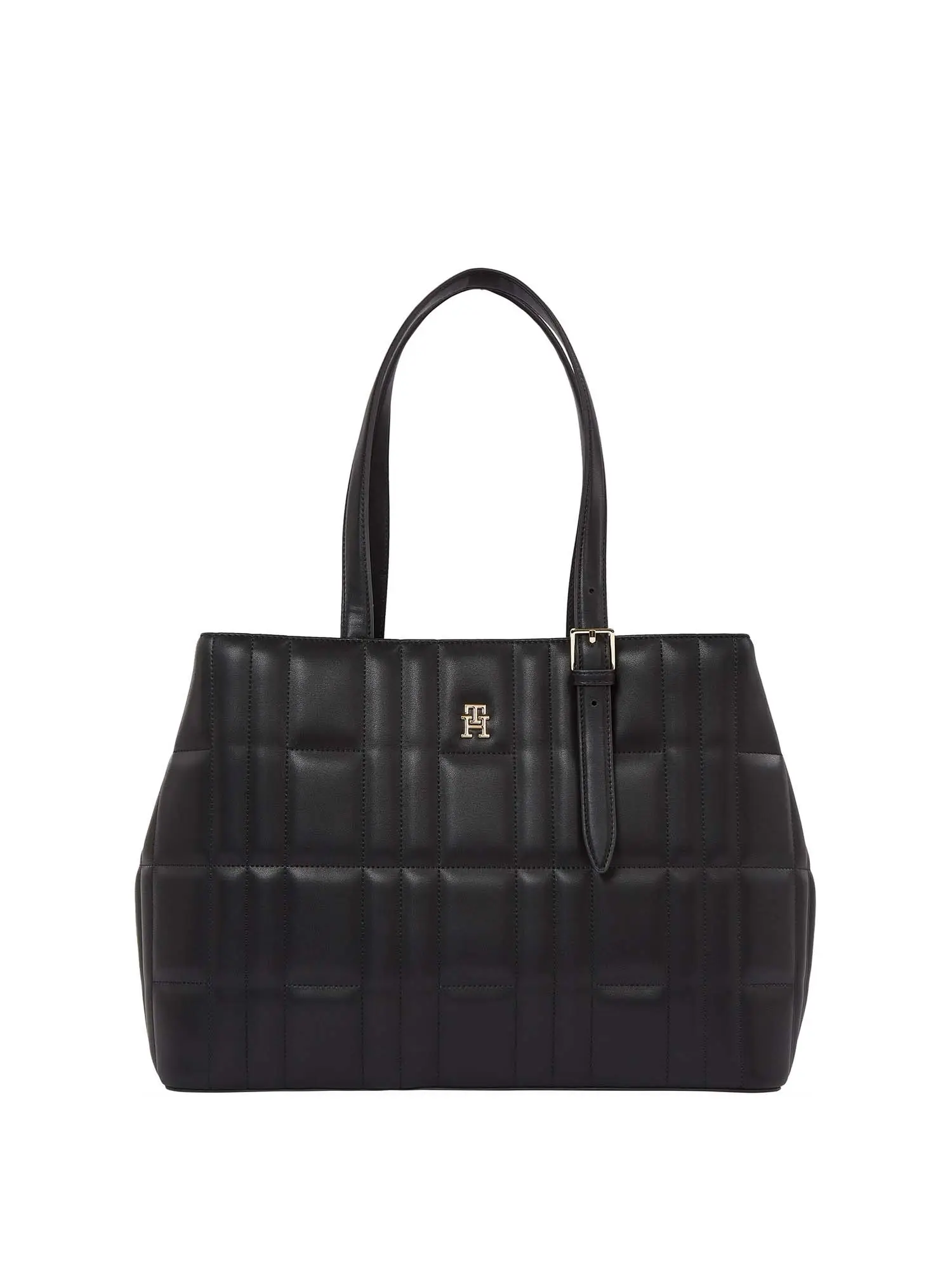 TOTE DONNA - TOMMY HILFIGER - AW0AW17452 - NERO, UNICA
