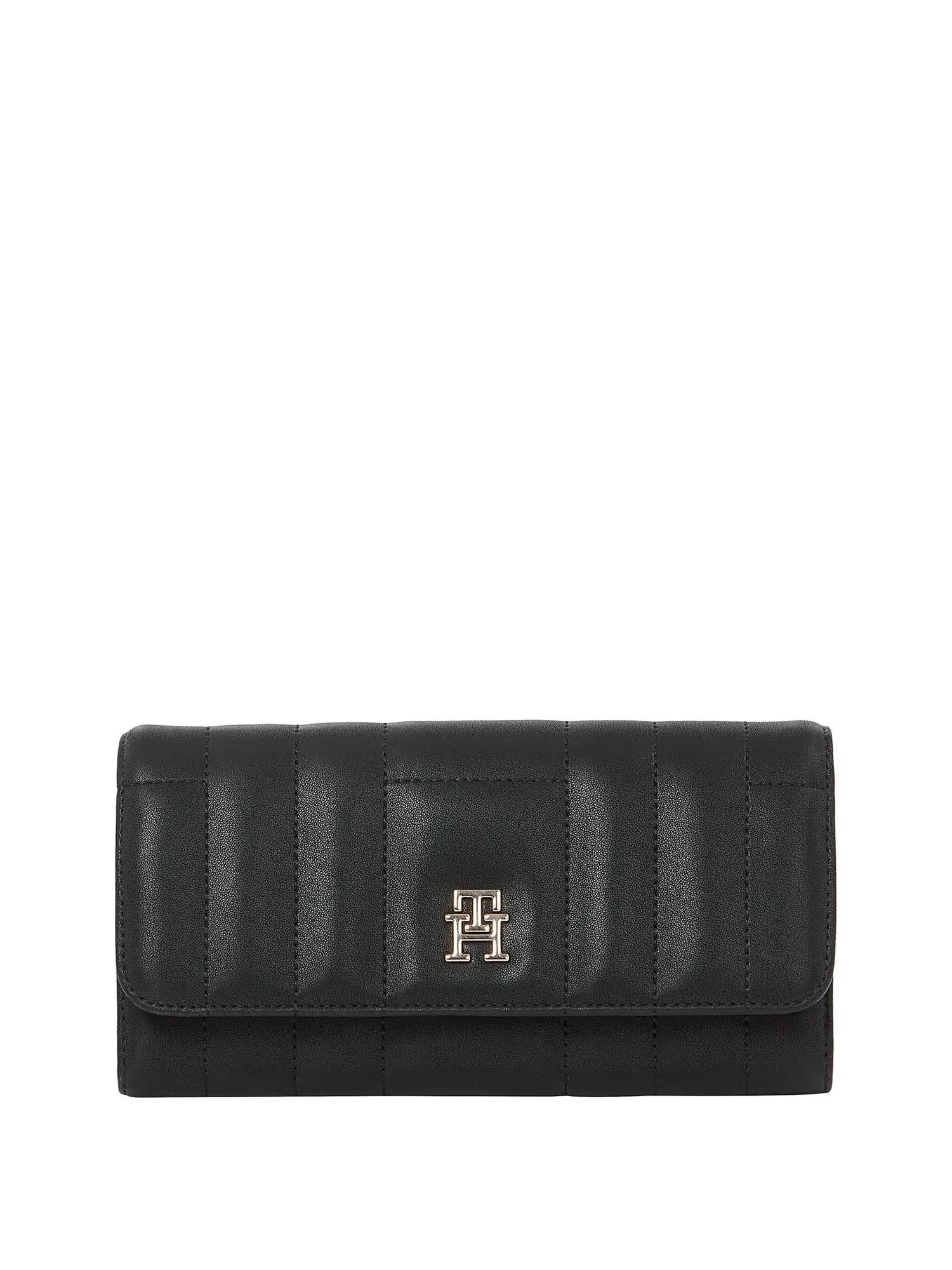 PORTAFOGLIO DONNA - TOMMY HILFIGER - AW0AW17475 - NERO, UNICA