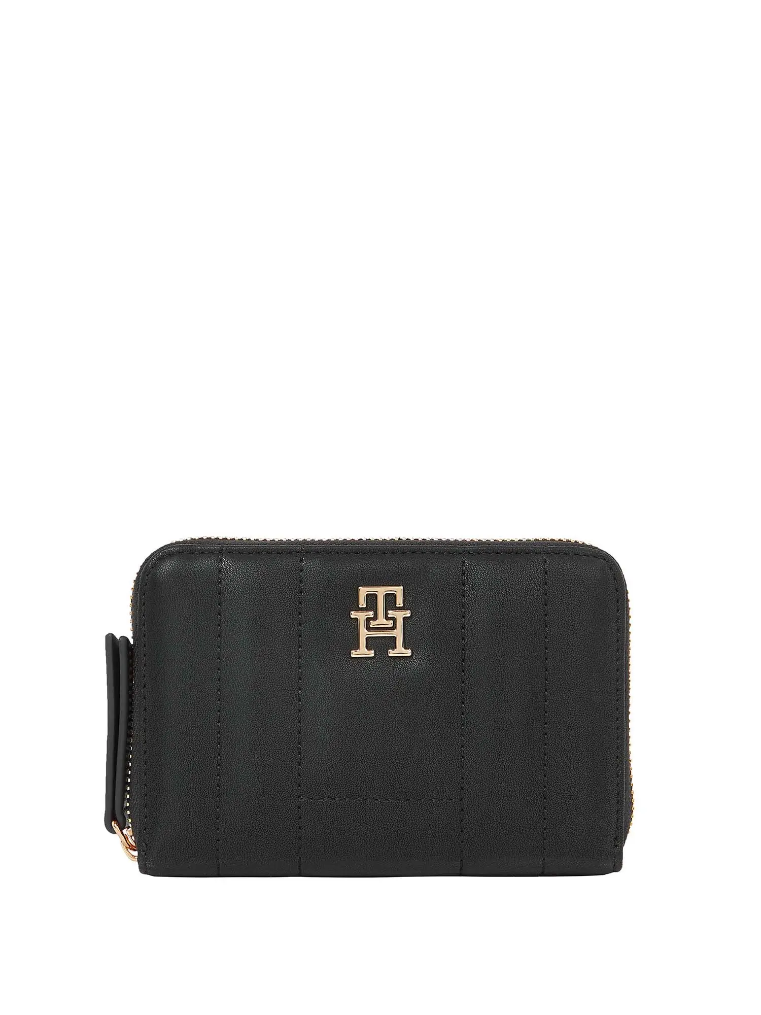 PORTAFOGLIO DONNA - TOMMY HILFIGER - AW0AW17476 - NERO, UNICA