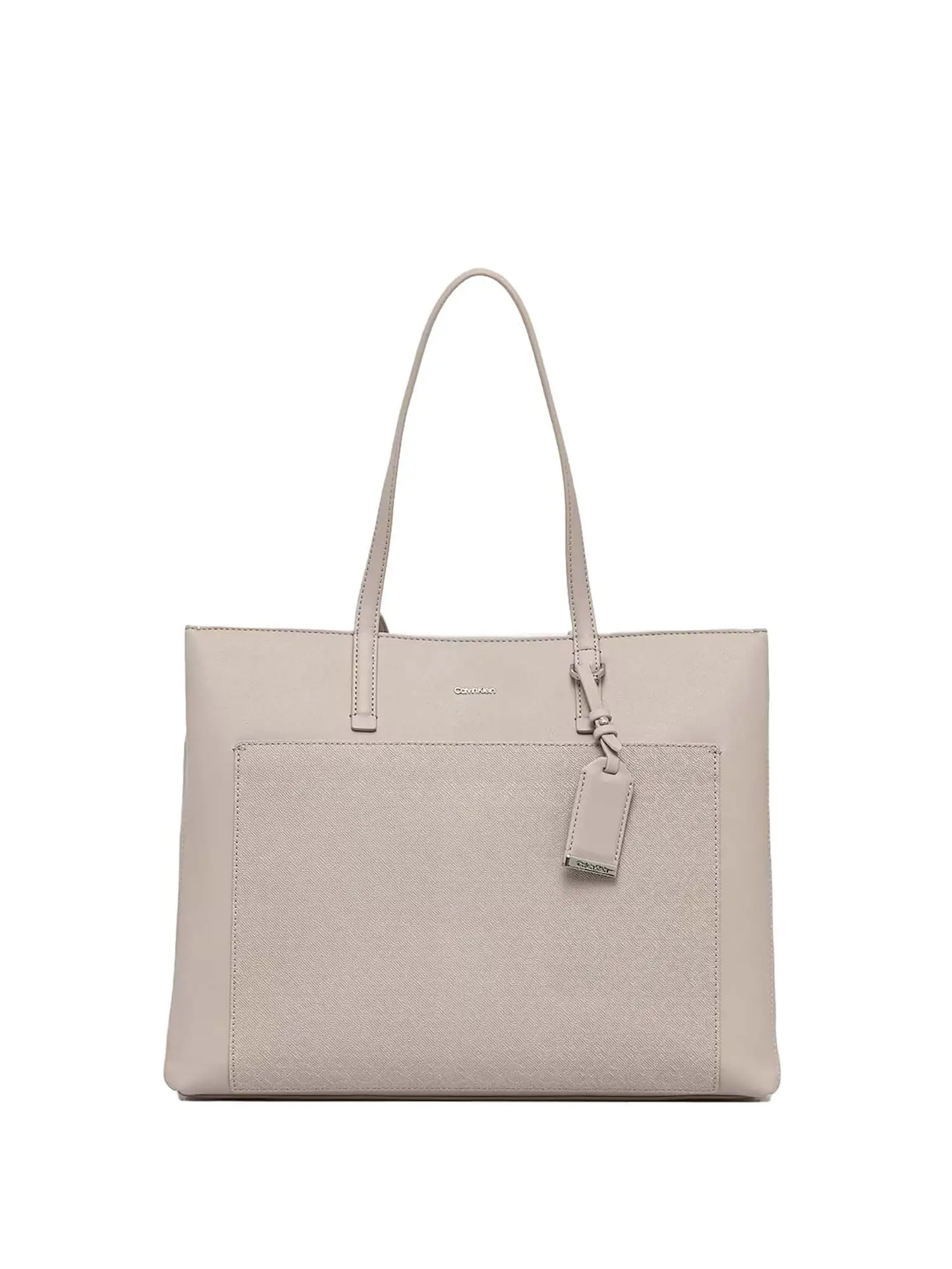 BORSA A SPALLA DONNA - CALVIN KLEIN - LV04F3225G - BIANCO SPORCO, UNICA