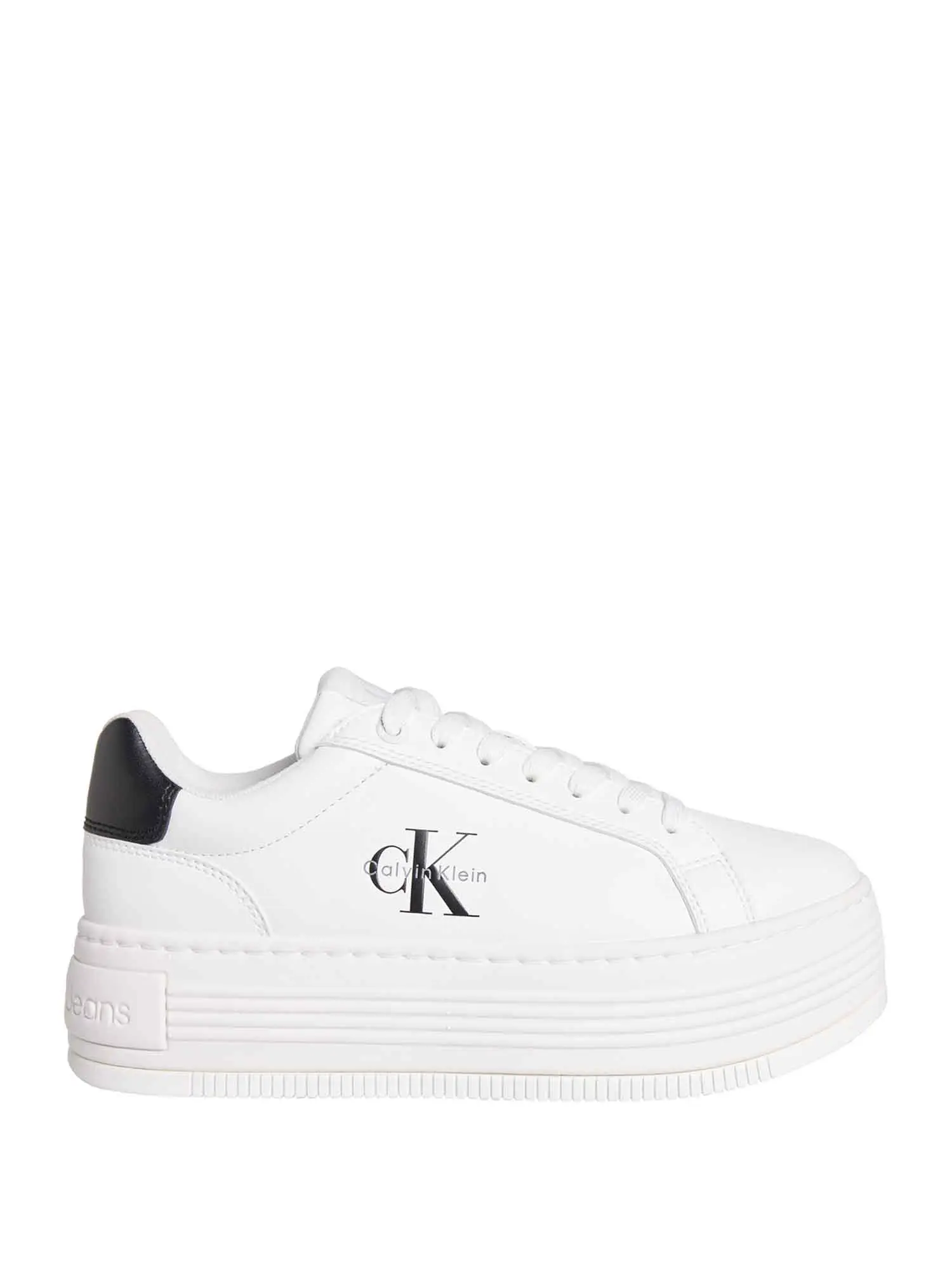 SNEAKERS DONNA - CALVIN KLEIN - YW0YW01878 - BIANCO/NERO, 40
