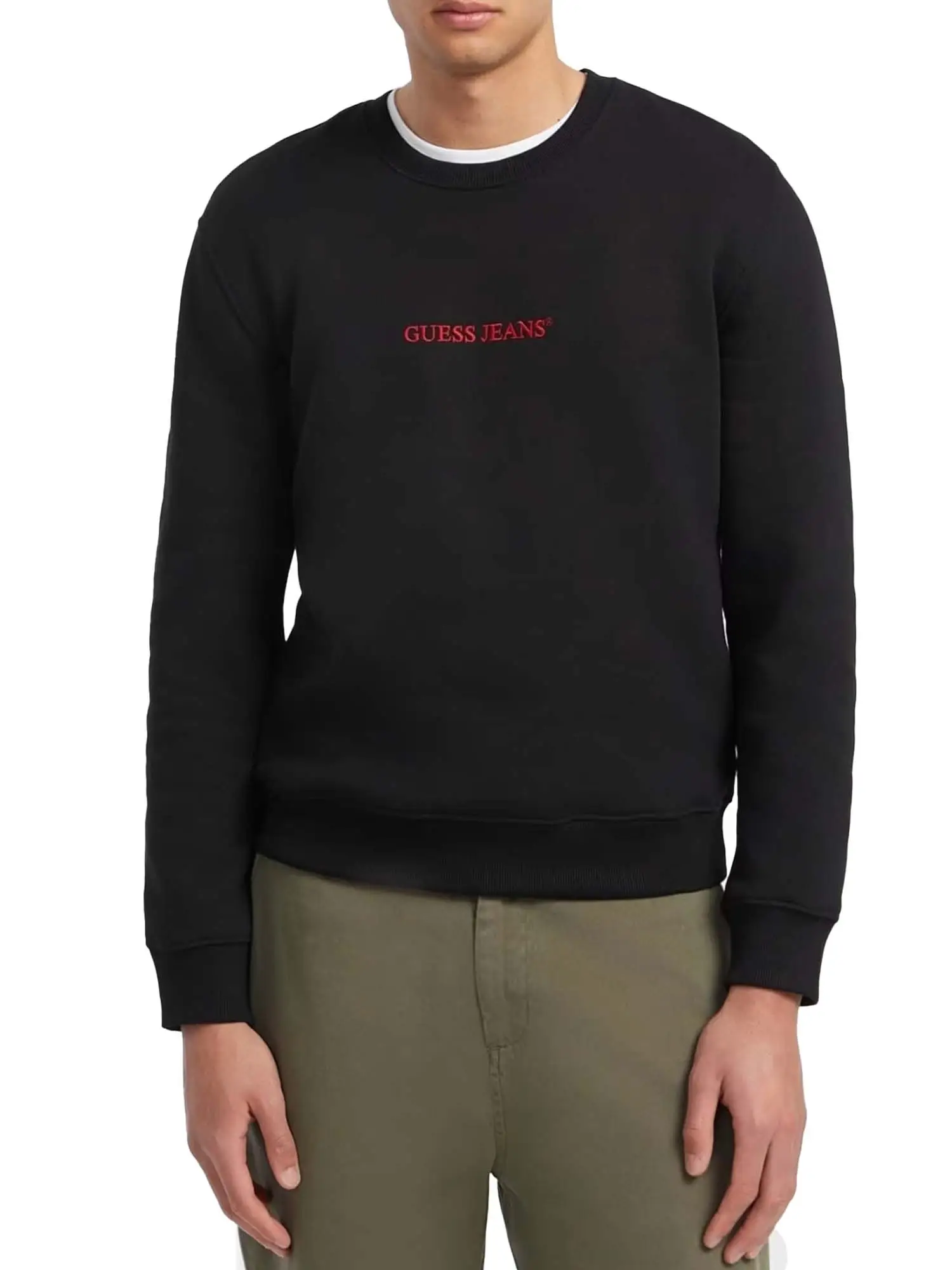 FELPA UOMO - GUESS JEANS - M4YQ19 K9V31 - NERO, XL