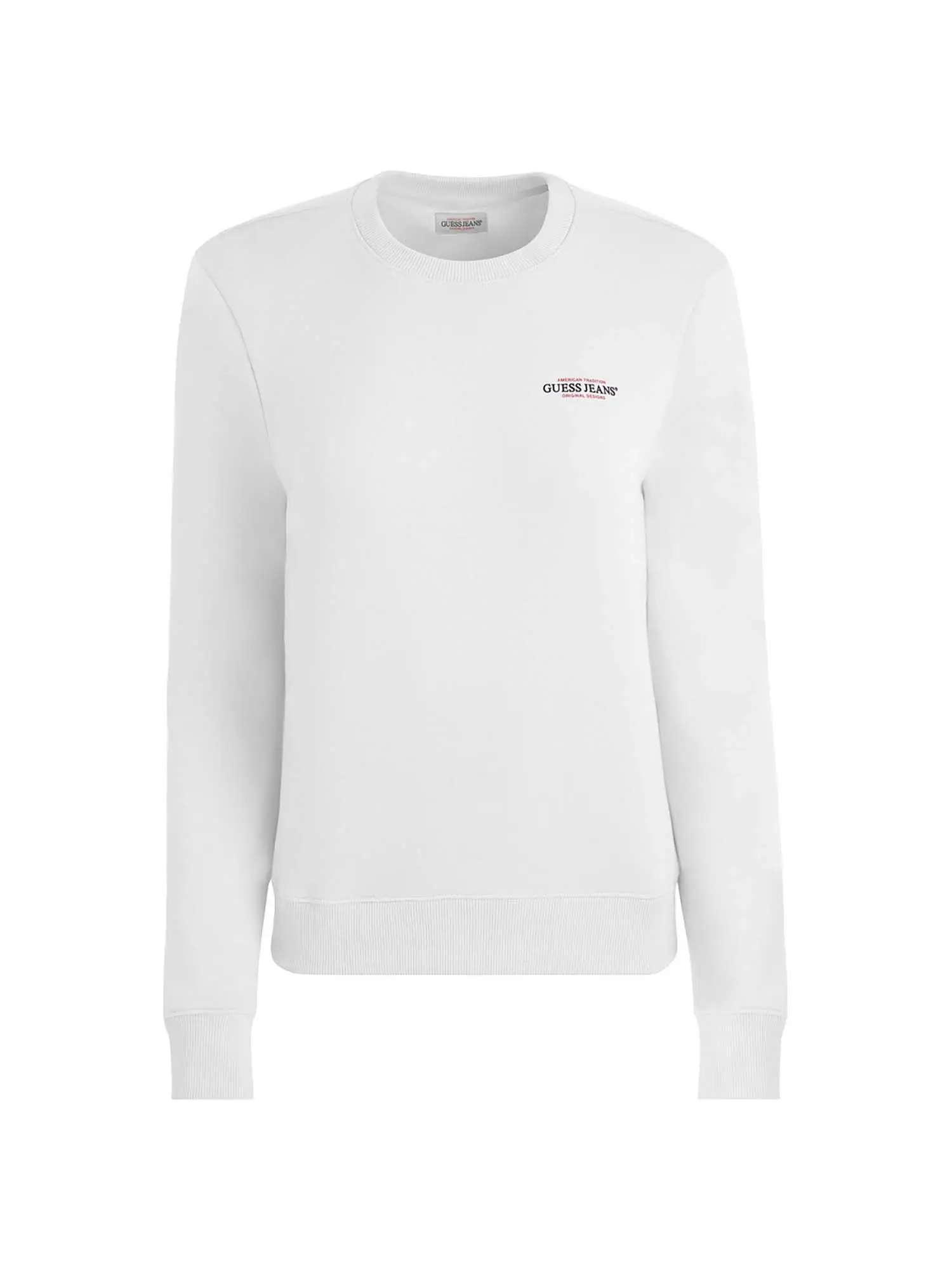 FELPA DONNA - GUESS JEANS - W4YQ07 KC811 - BIANCO, M