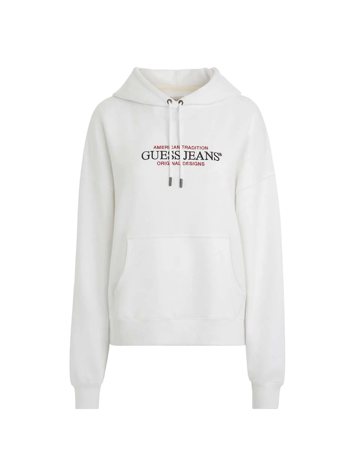 FELPA DONNA - GUESS JEANS - W4YQ15 KC811 - BIANCO, L