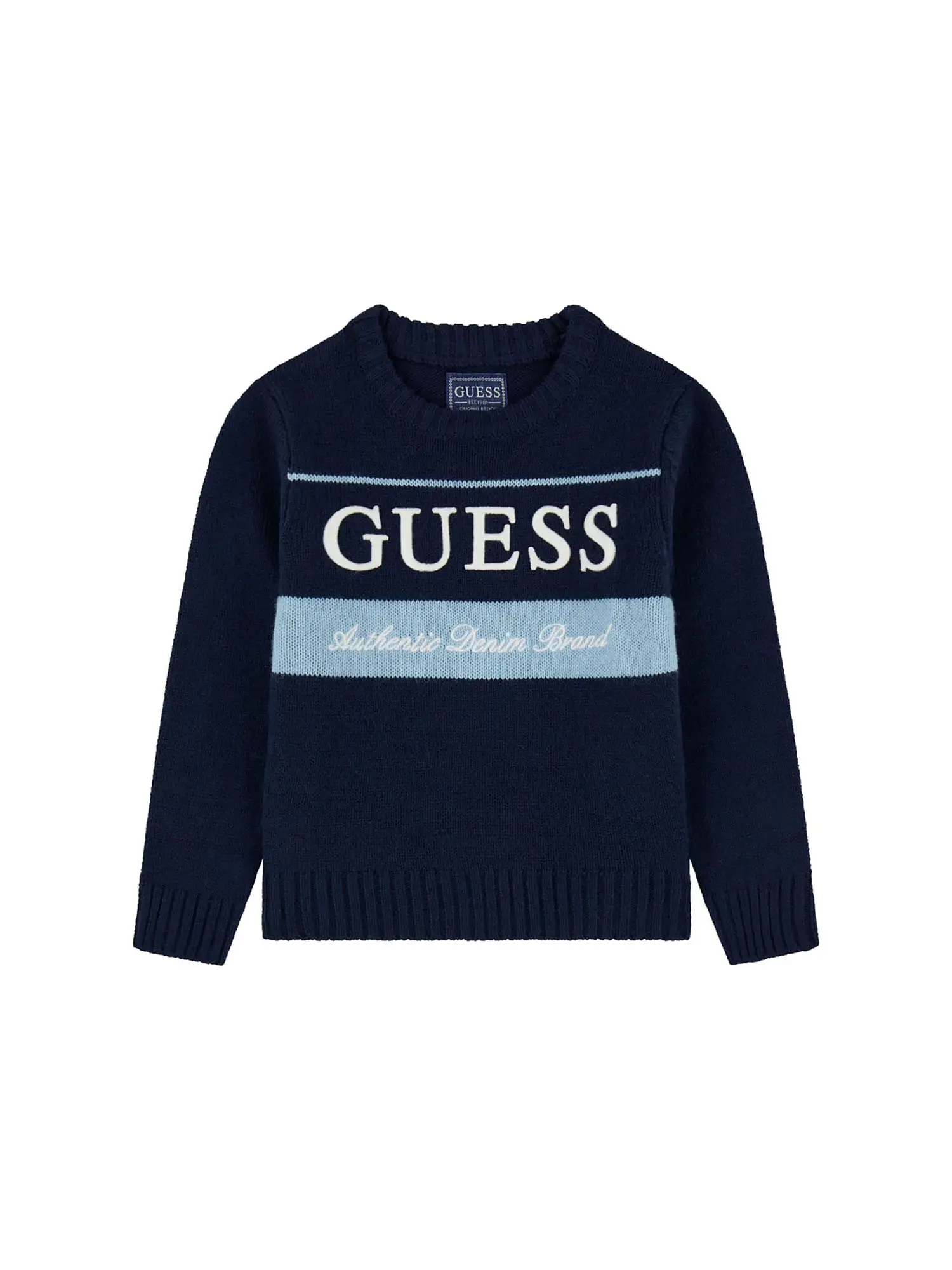 FELPA BAMBINO - GUESS KIDS - N5BR03 Z32N0 - BLU, 6A