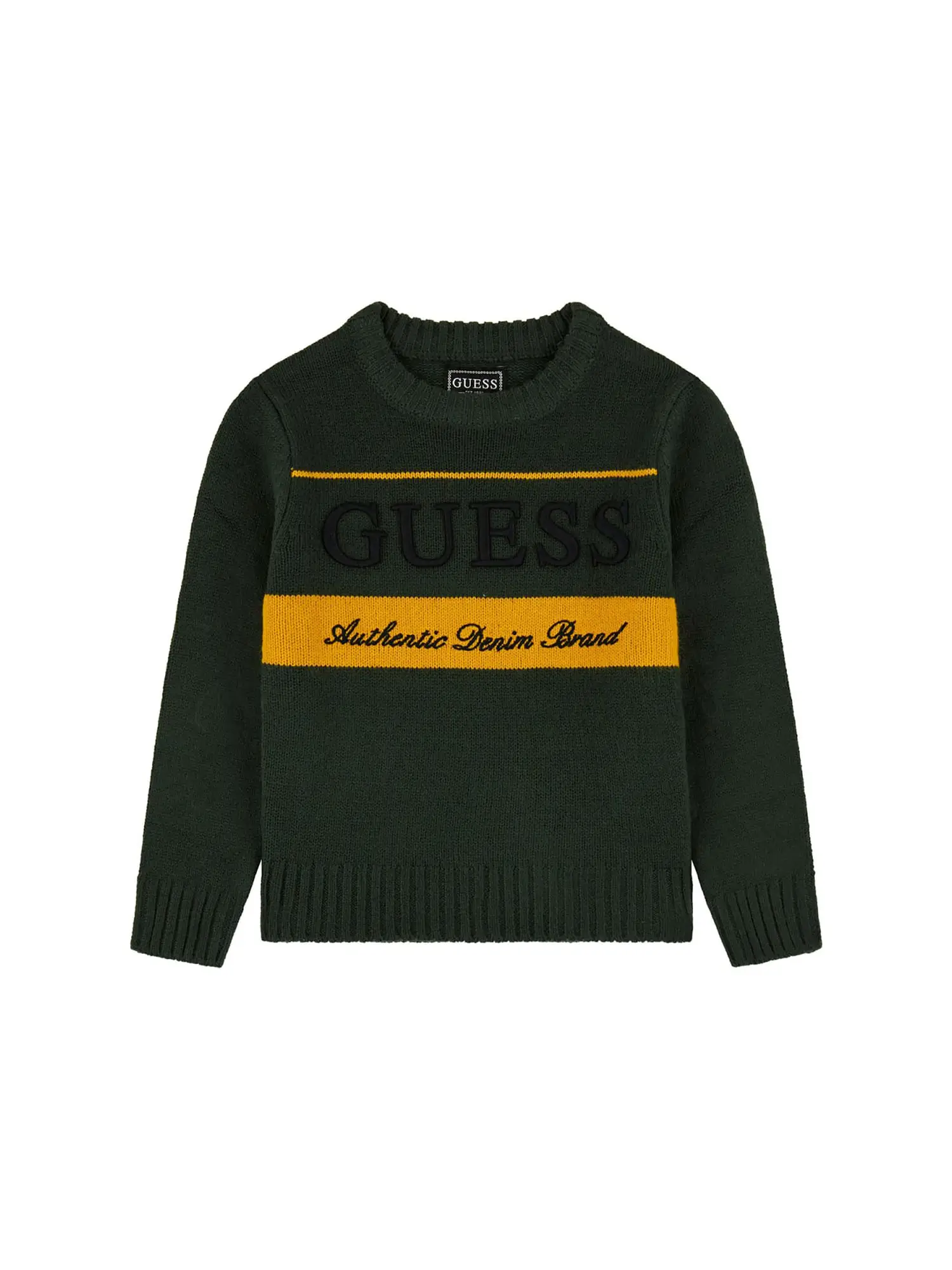 FELPA BAMBINO - GUESS KIDS - N5BR03 Z32N0 - VERDE, 4A