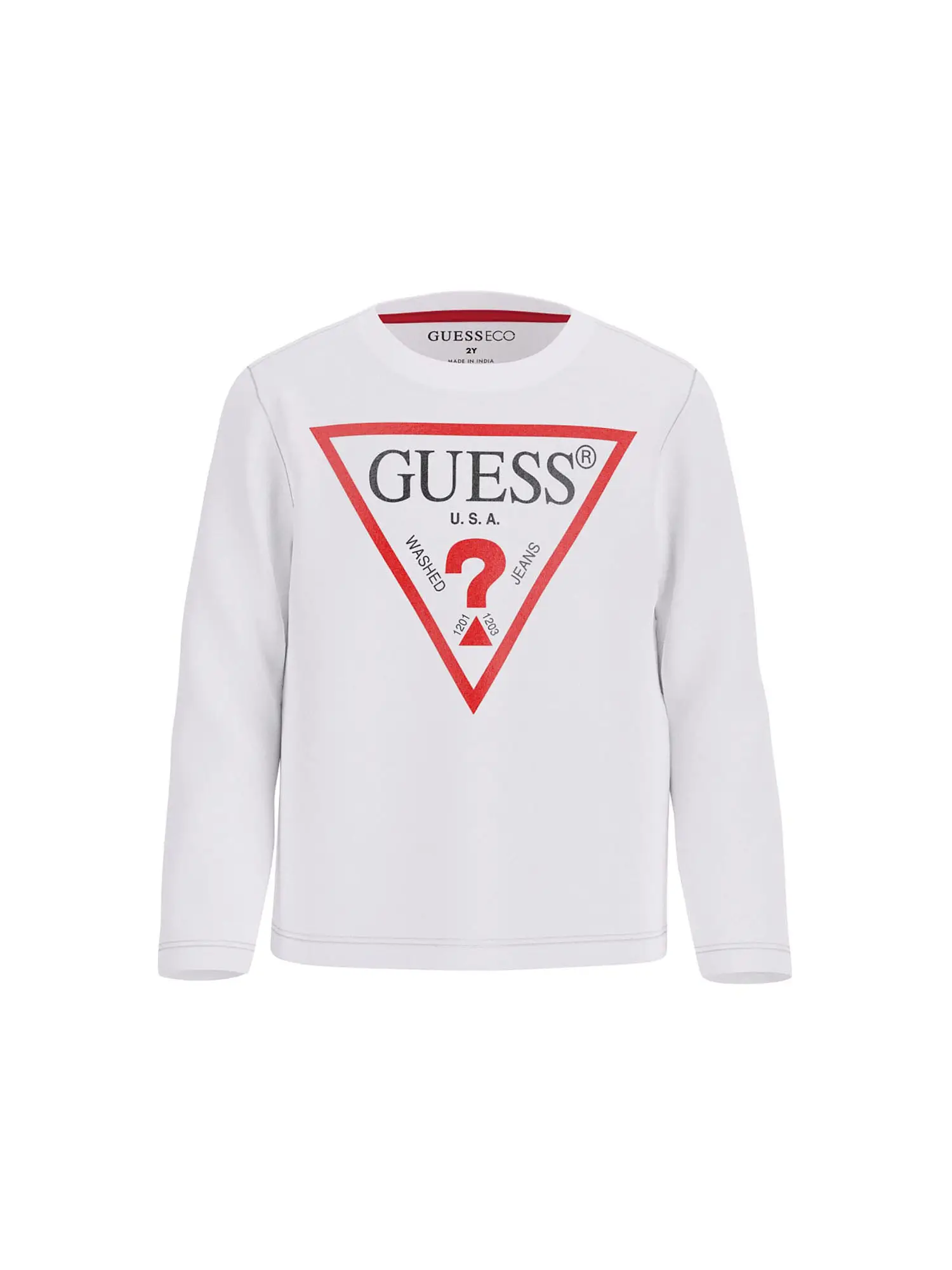 T-SHIRT BAMBINO - GUESS KIDS - N84I24 K8HM0 - BIANCO, 2A