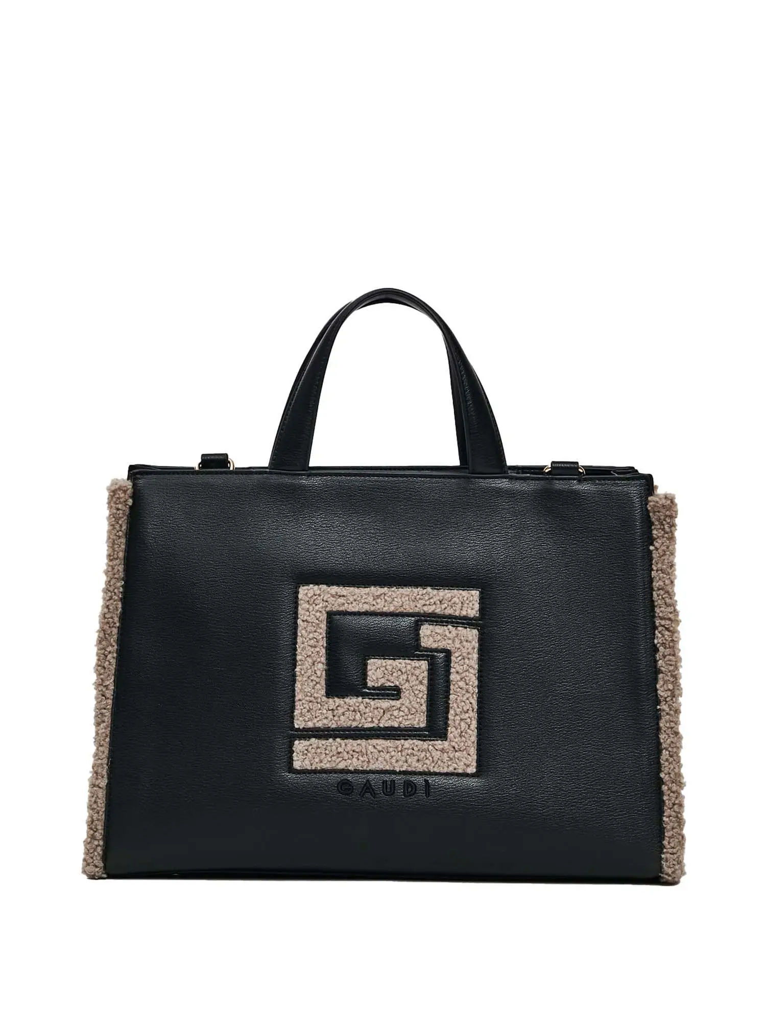 BORSA A MANO DONNA - GAUDI - V5AI-12390 - NERO/TAUPE, UNICA