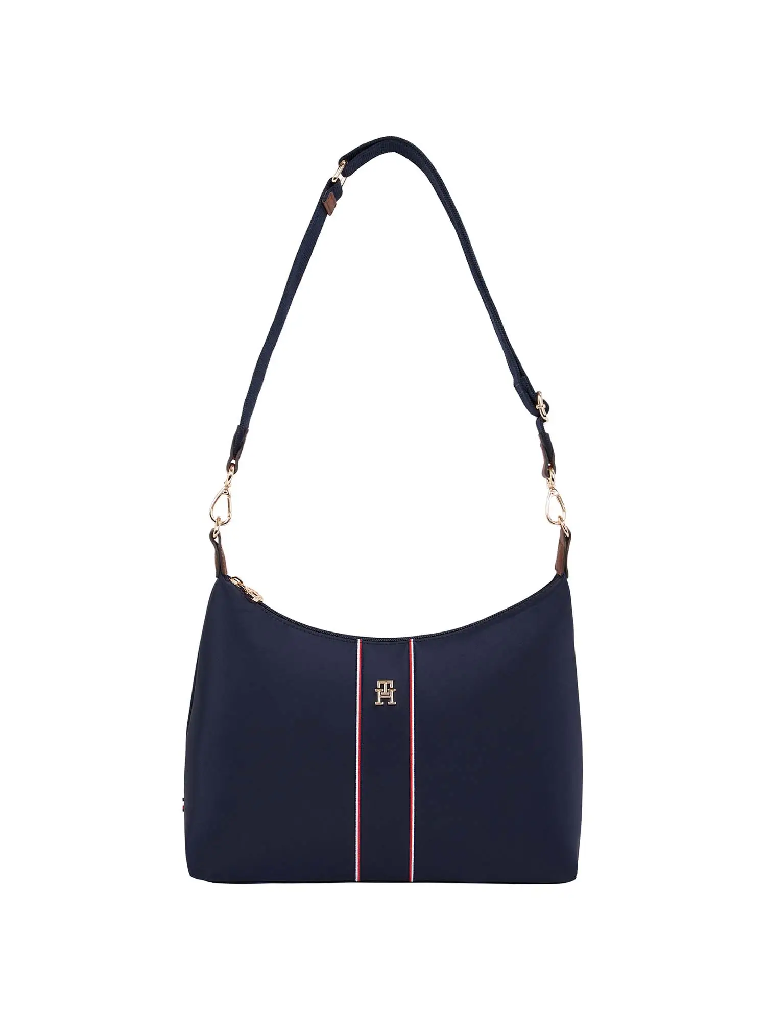 BORSA A SPALLA DONNA - TOMMY HILFIGER - AW0AW17938 - BLU, UNICA