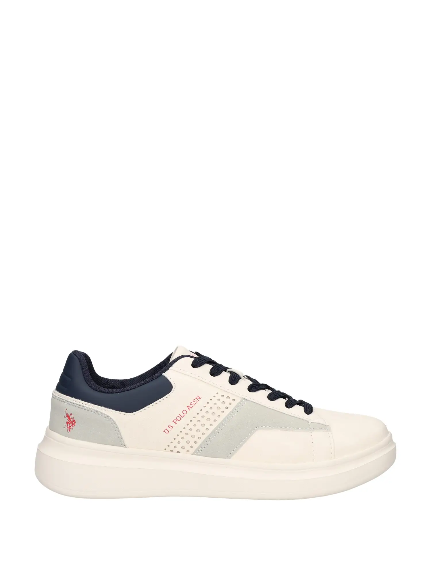 SNEAKERS UOMO - US POLO ASSN. - GEORGE006M/EUH1 - BIANCO/BLU, 45