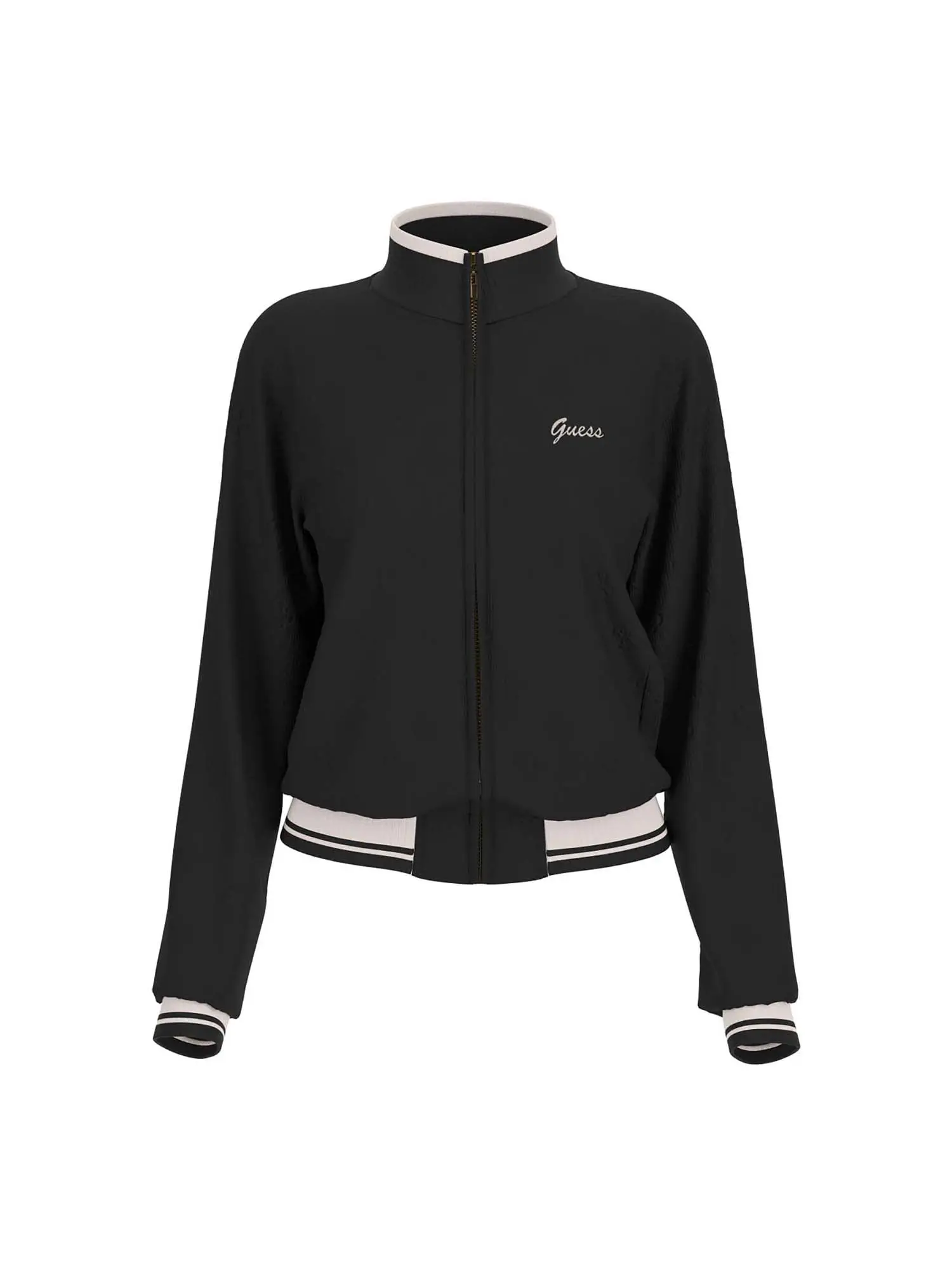 FELPA DONNA - GUESS ATHLEISURE - V5BQ01 K1902 - NERO, L