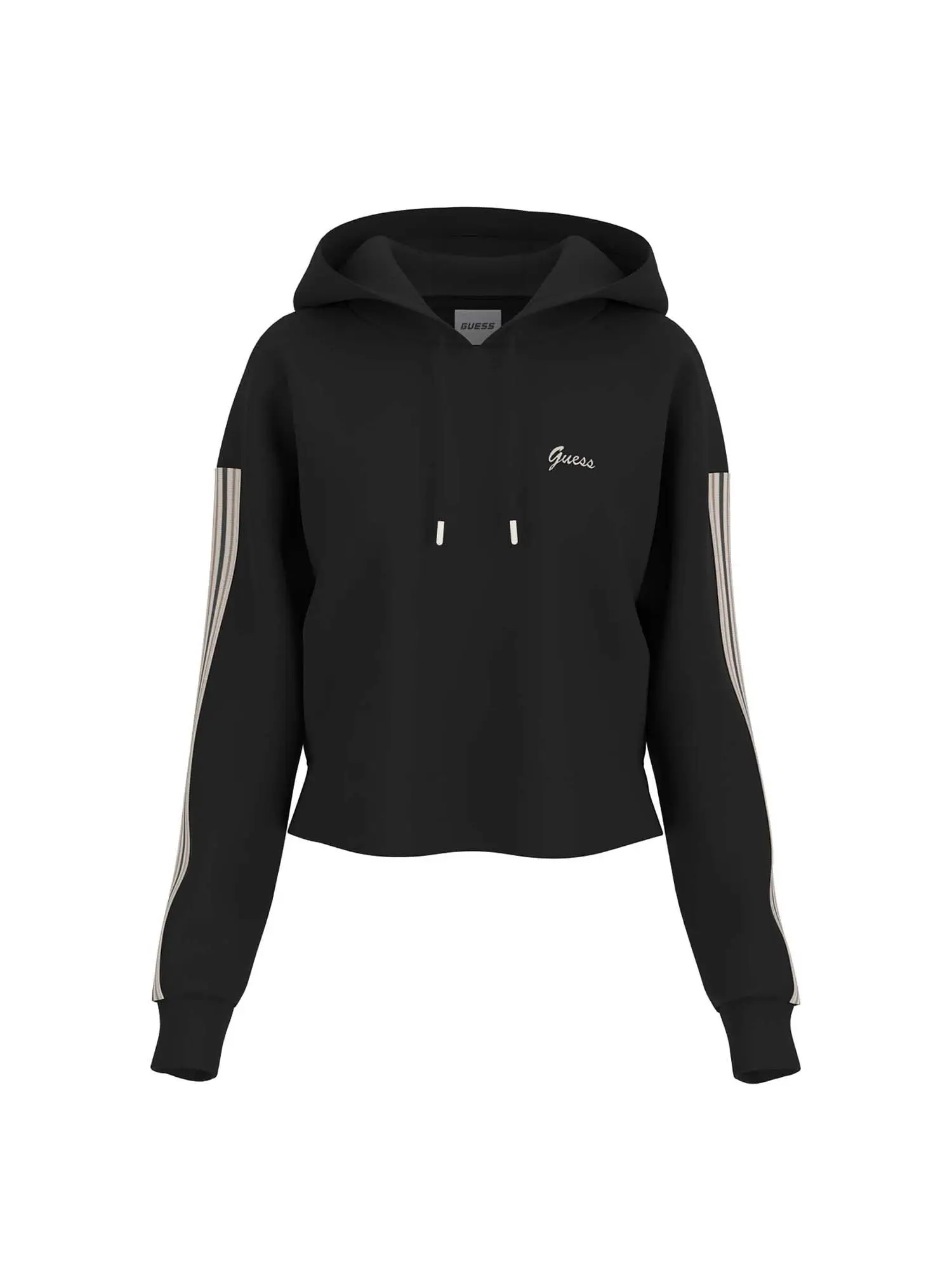 FELPA DONNA - GUESS ATHLEISURE - V5BQ14 KCX52 - NERO, L