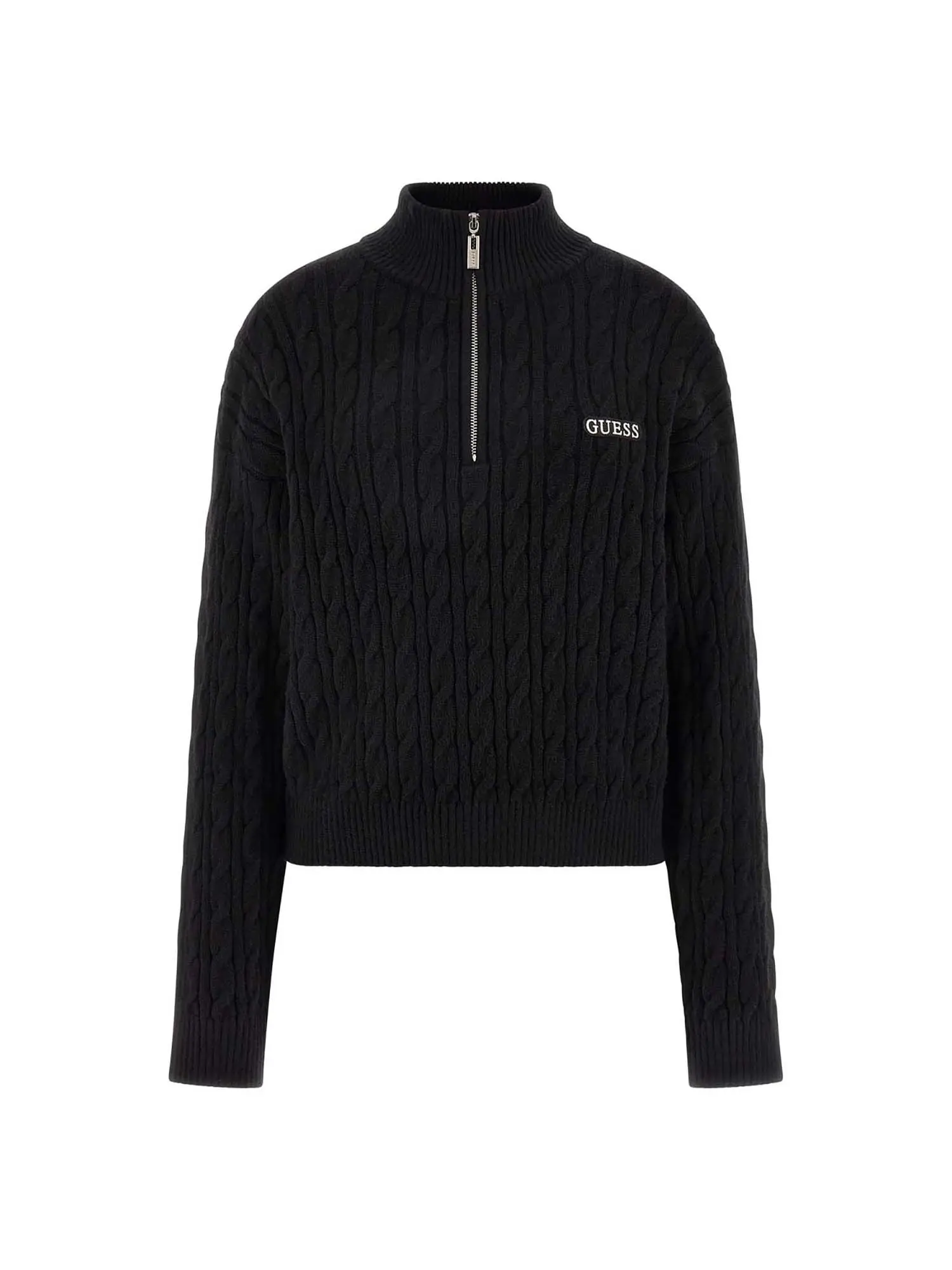 FELPA DONNA - GUESS ATHLEISURE - V5BR02 Z0572 - NERO, S