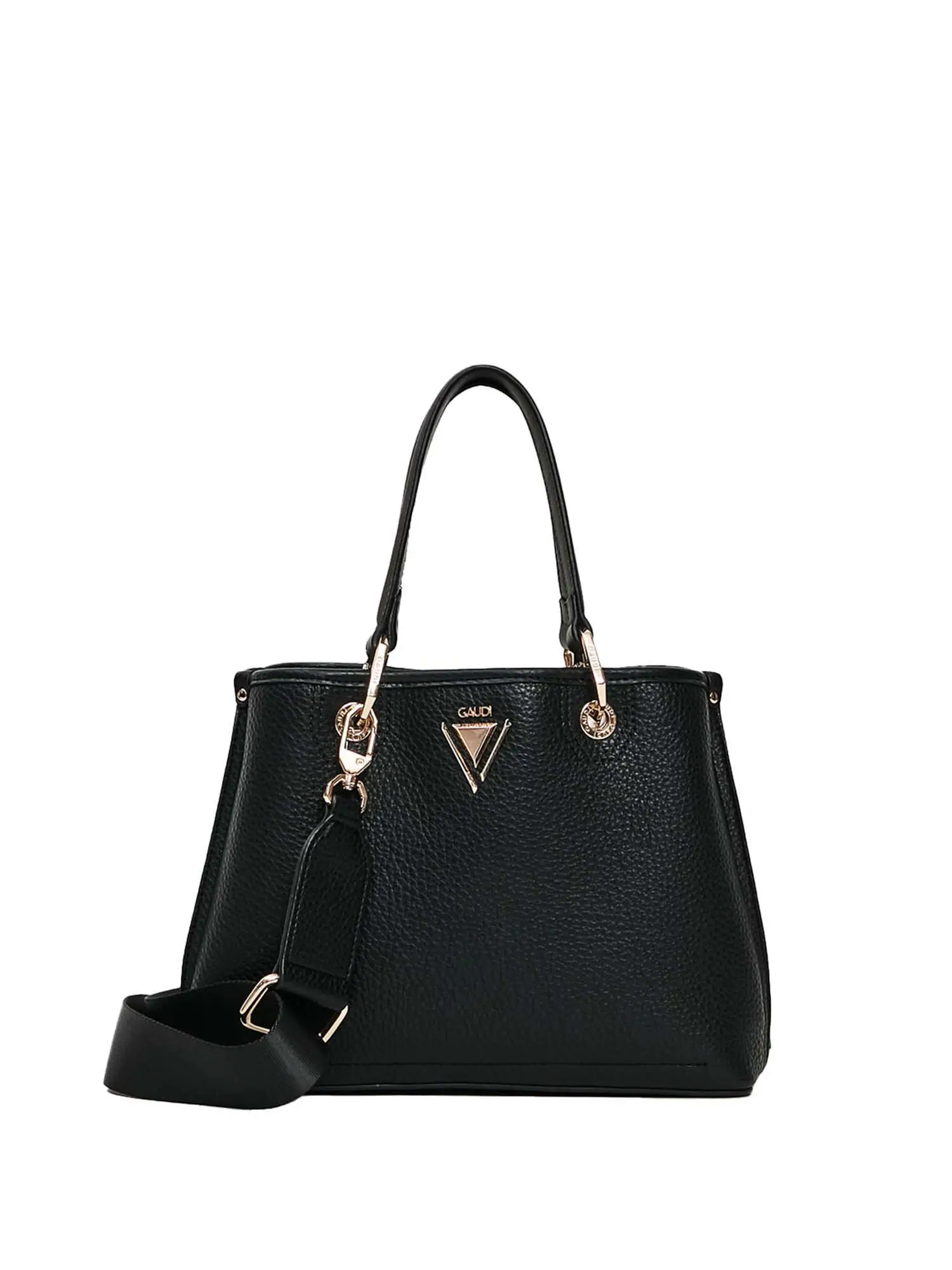 BORSA A SPALLA DONNA - GAUDI - V5AI-12311 - NERO, UNICA