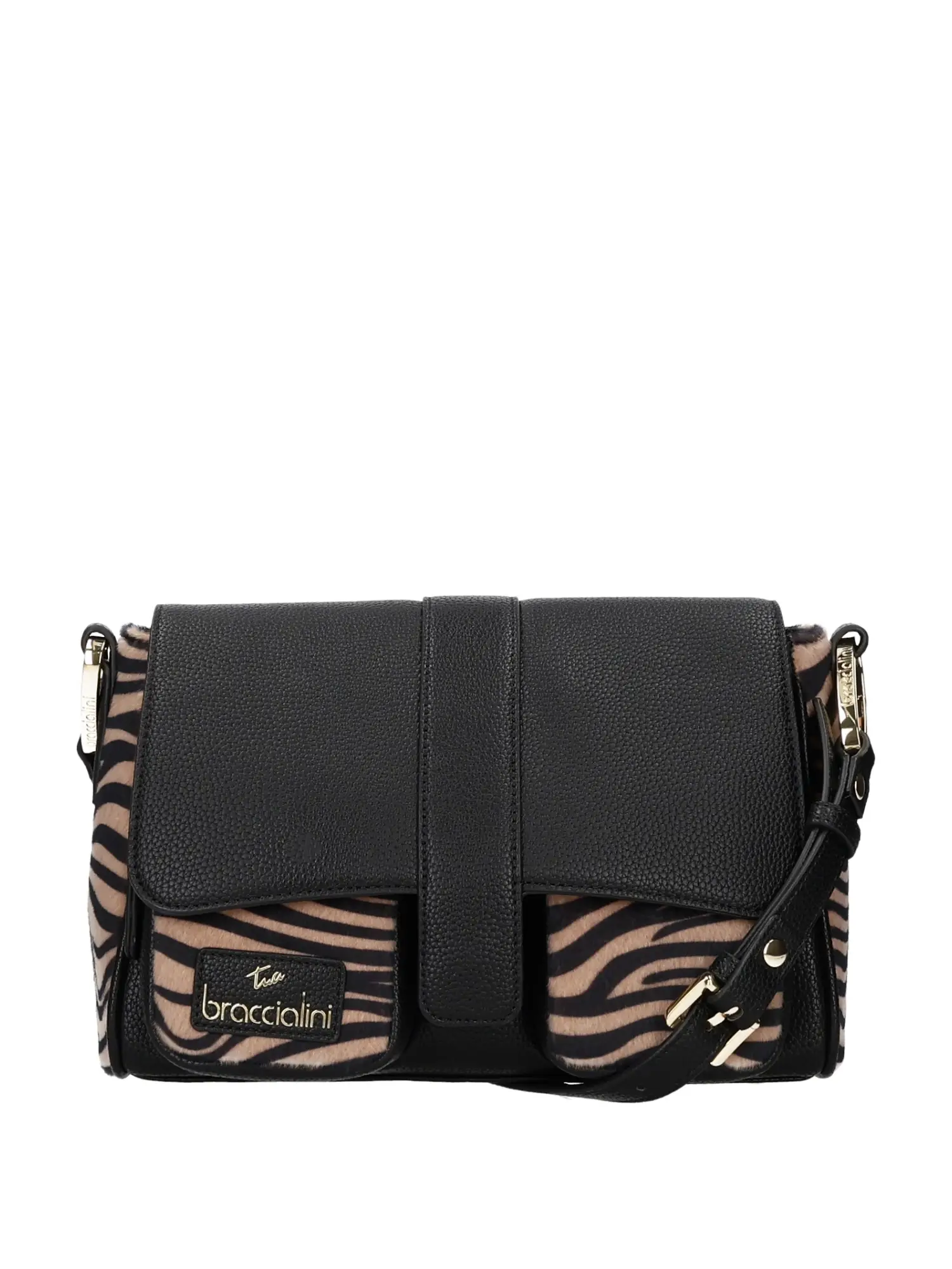 TRACOLLA DONNA - BRACCIALINI - B18634-YY - NERO/BIANCO, UNICA