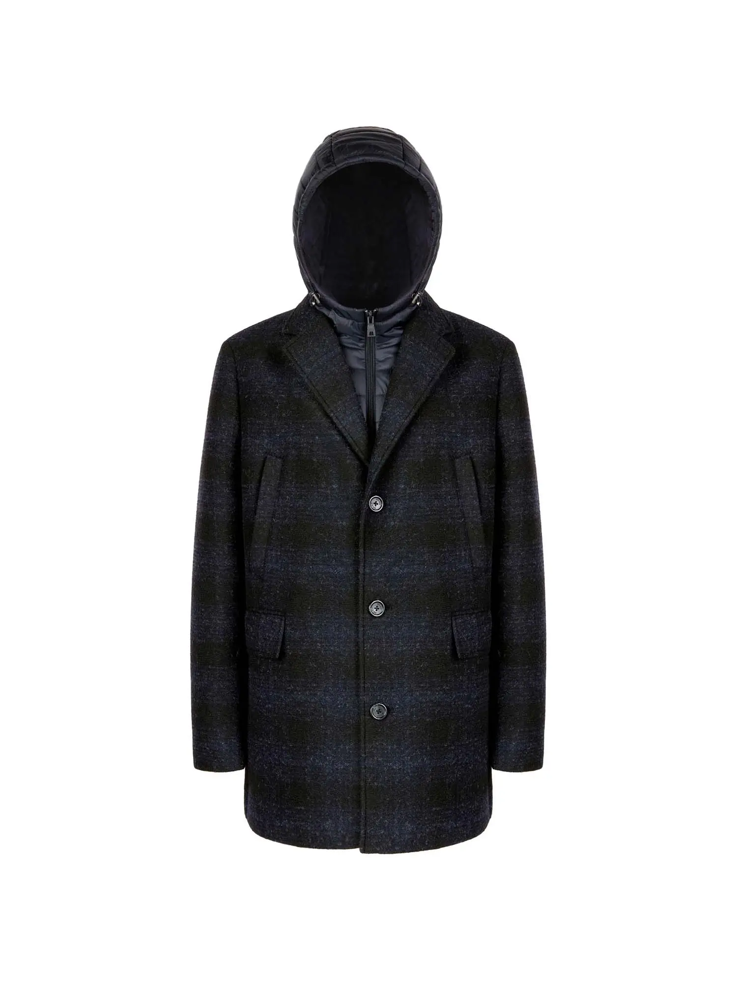 CAPPOTTO UOMO - GEOX - M5615A T3289 - BLU/NERO, 56