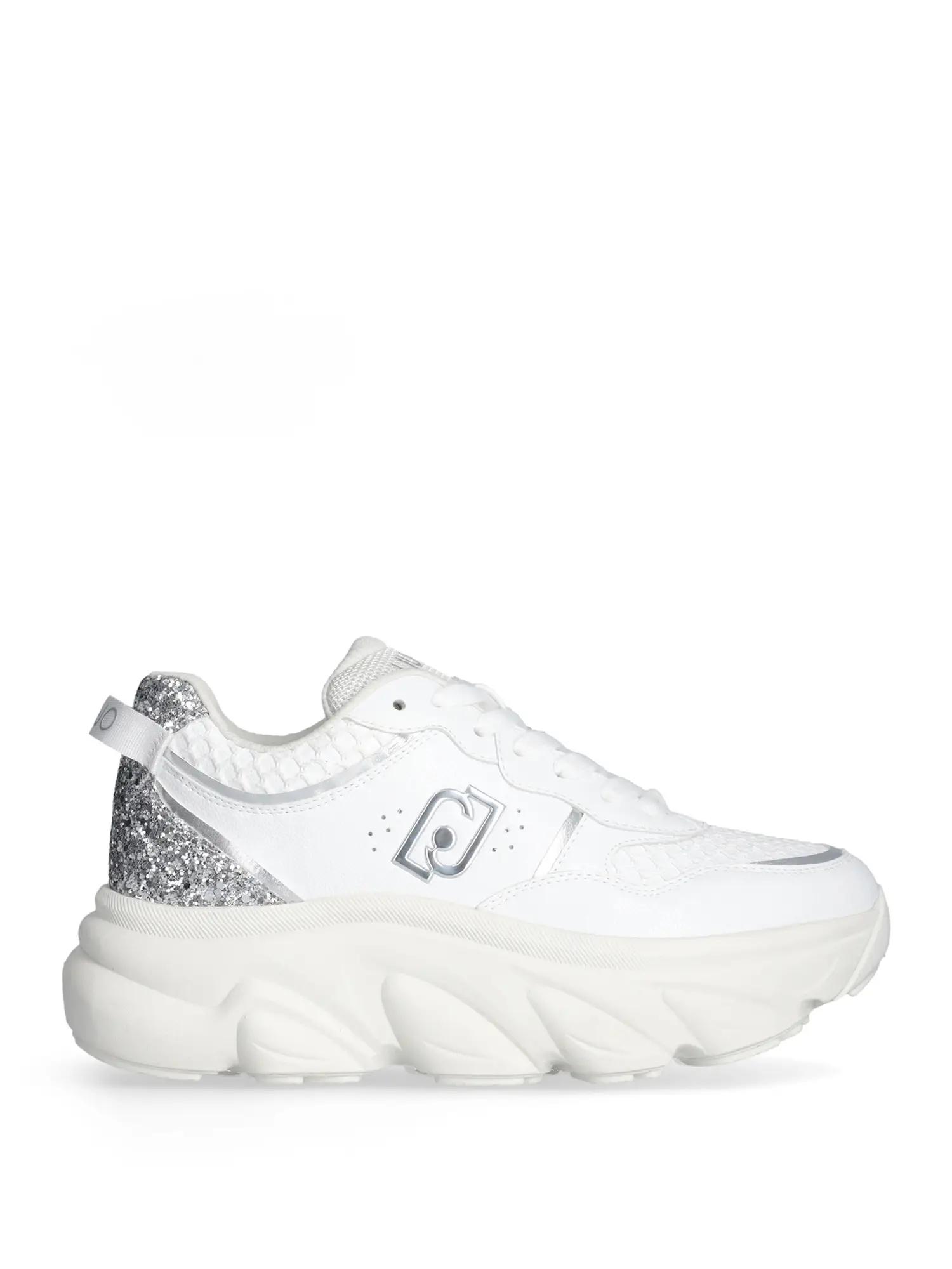 SNEAKERS DONNA - LIU-JO - BF5061PX783 - BIANCO/ARGENTO, 40