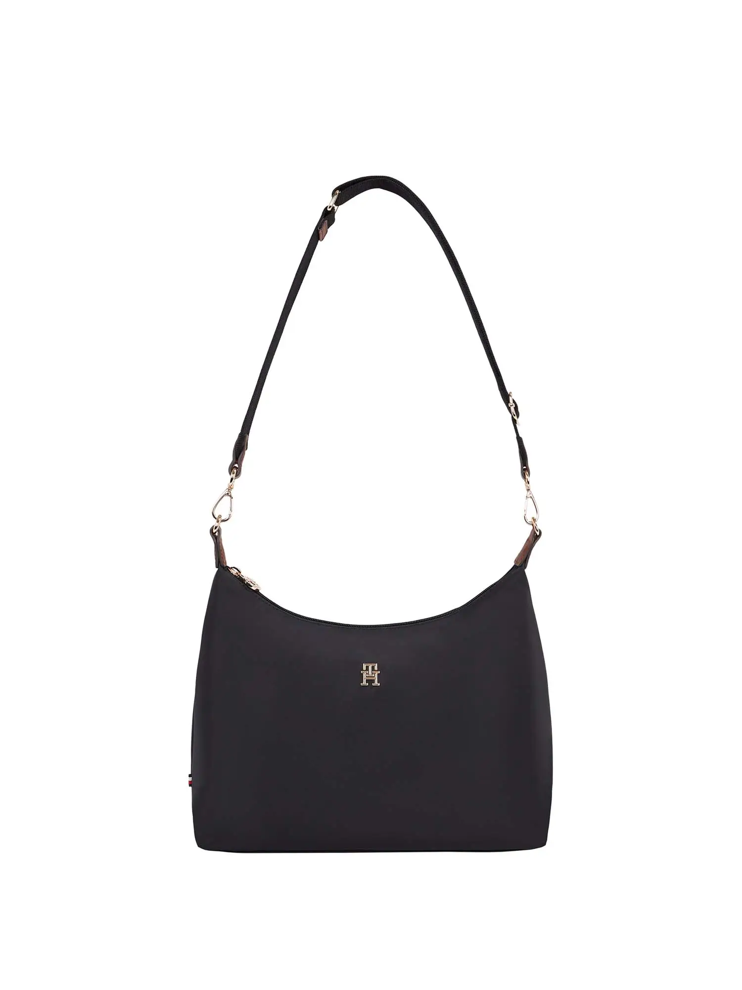 BORSA A SPALLA DONNA - TOMMY HILFIGER - AW0AW17937 - NERO, UNICA