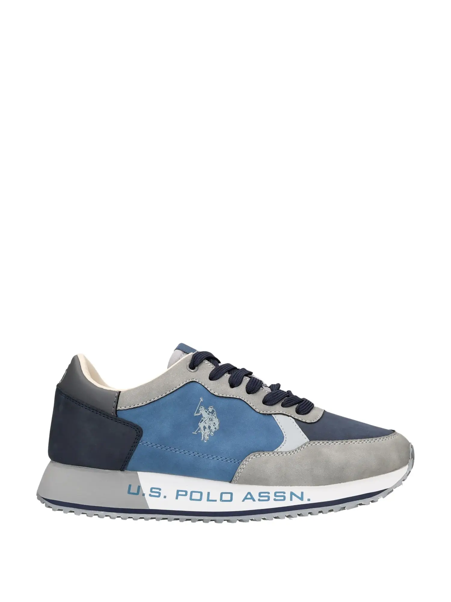 SNEAKERS UOMO - US POLO ASSN. - CLEEF006M/EUH1 - BLU/GRIGIO, 42