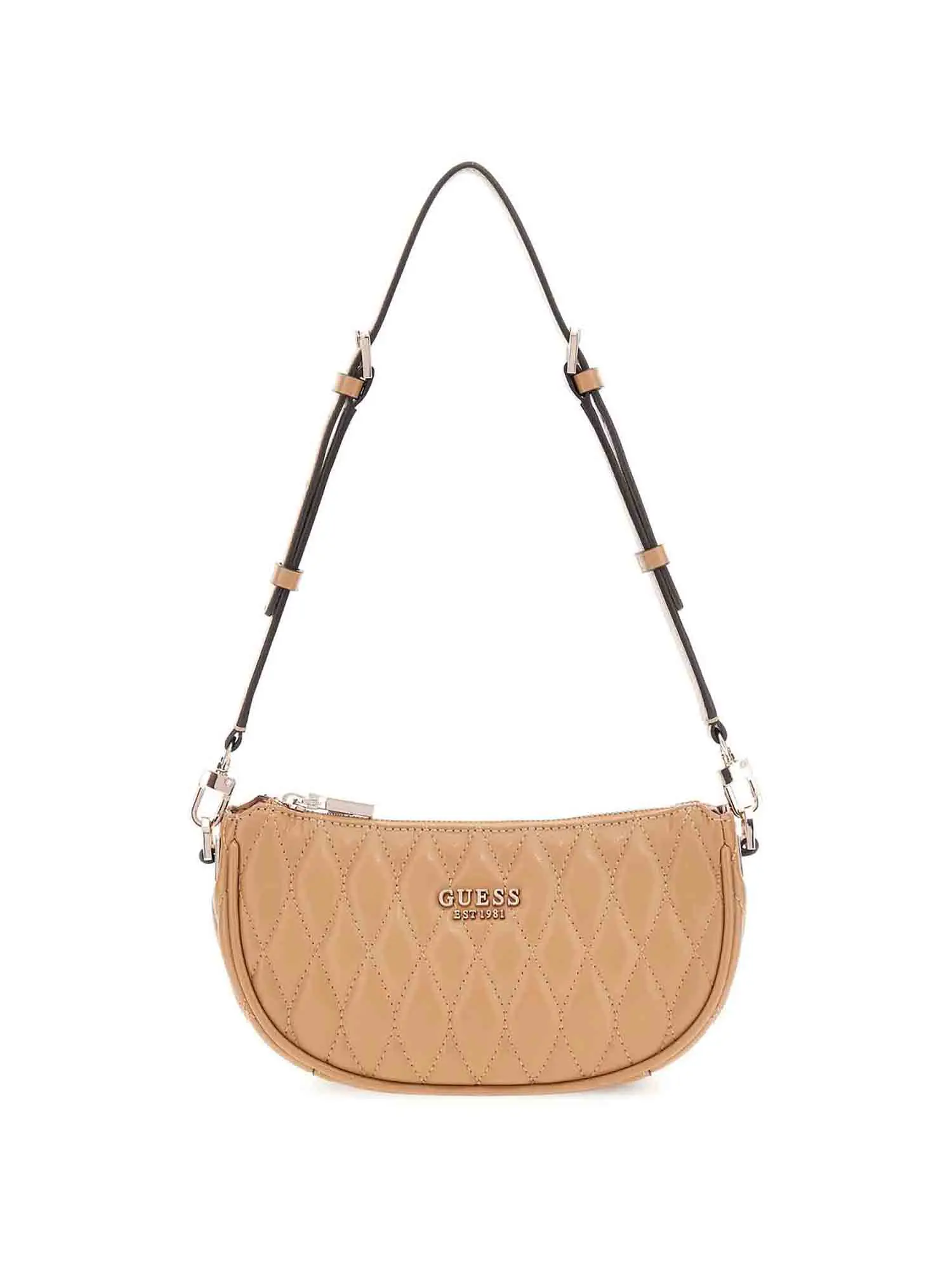 BORSA A SPALLA DONNA - GUESS - HWQG81 22720 - BEIGE, UNICA