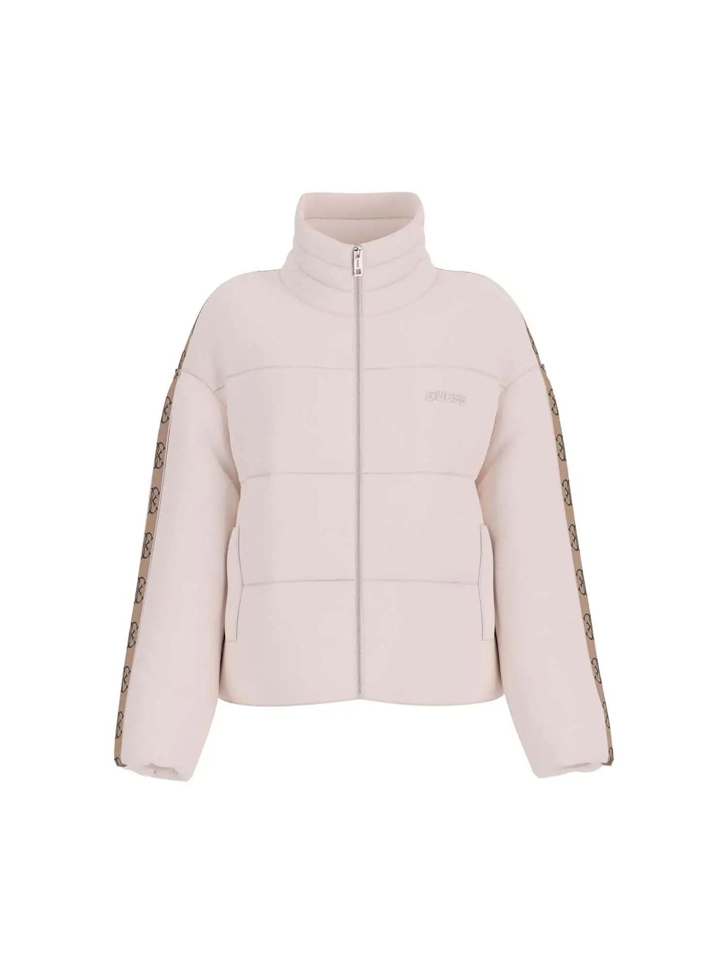 GIUBBOTTO DONNA - GUESS ATHLEISURE - V5BL11 WGYC2 - BIANCO, M