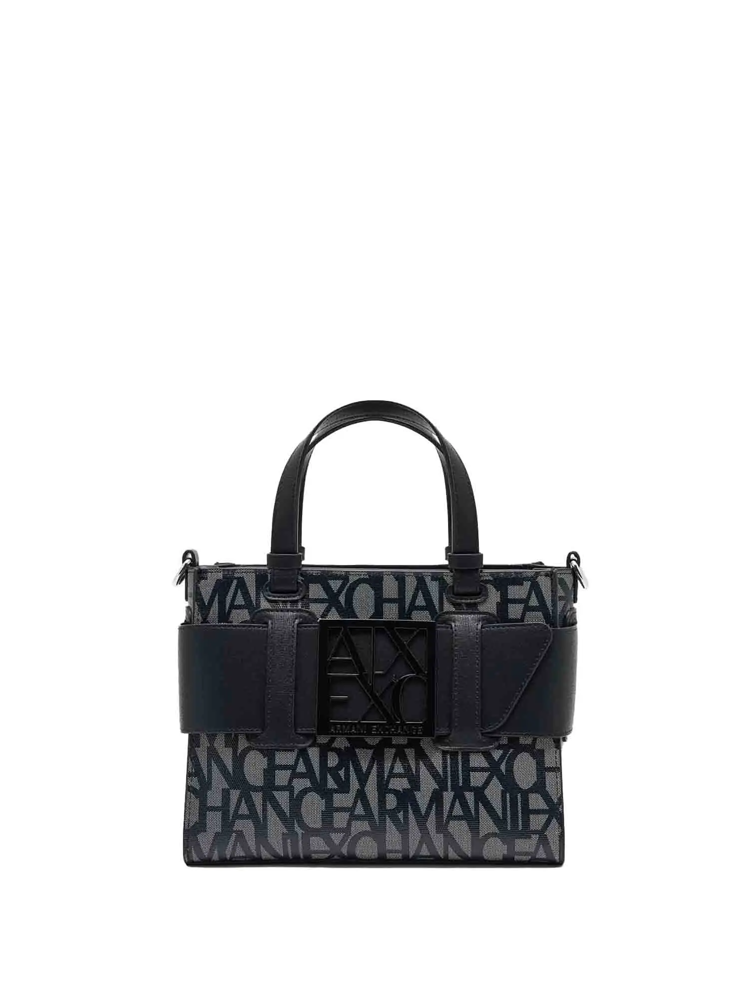 BORSA A SPALLA DONNA - ARMANI EXCHANGE - 942690 3F742 - BEIGE/NERO, UNICA