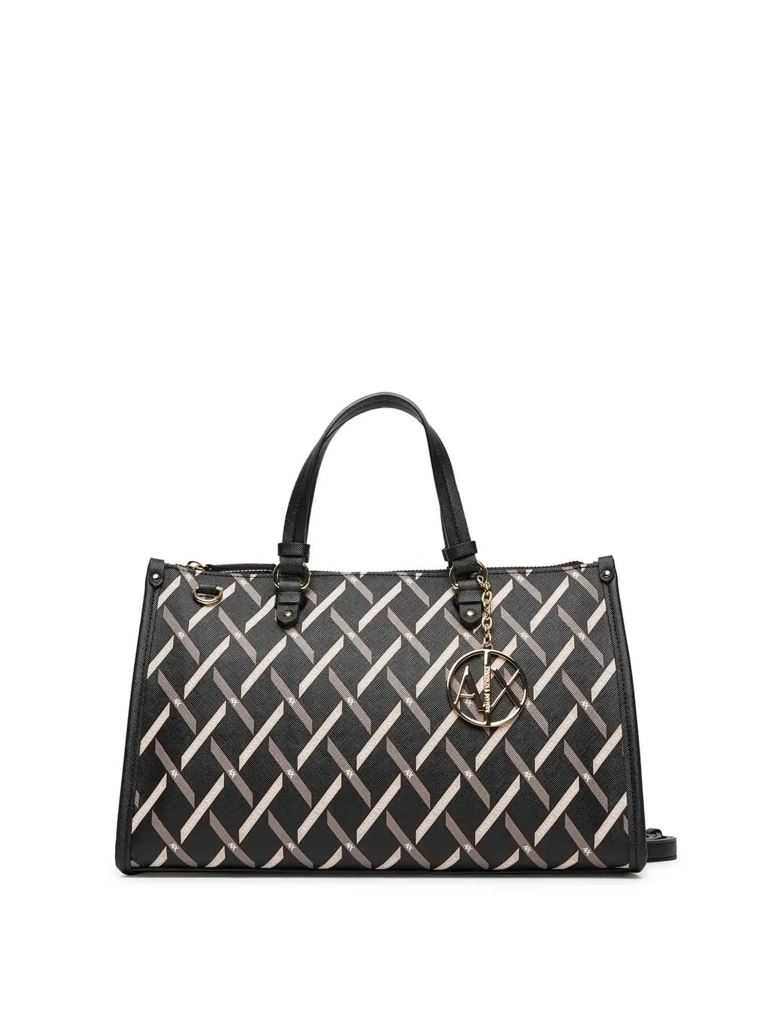 BORSA A MANO DONNA - ARMANI EXCHANGE - XW000400 AF17155 - NERO/NERO, UNICA