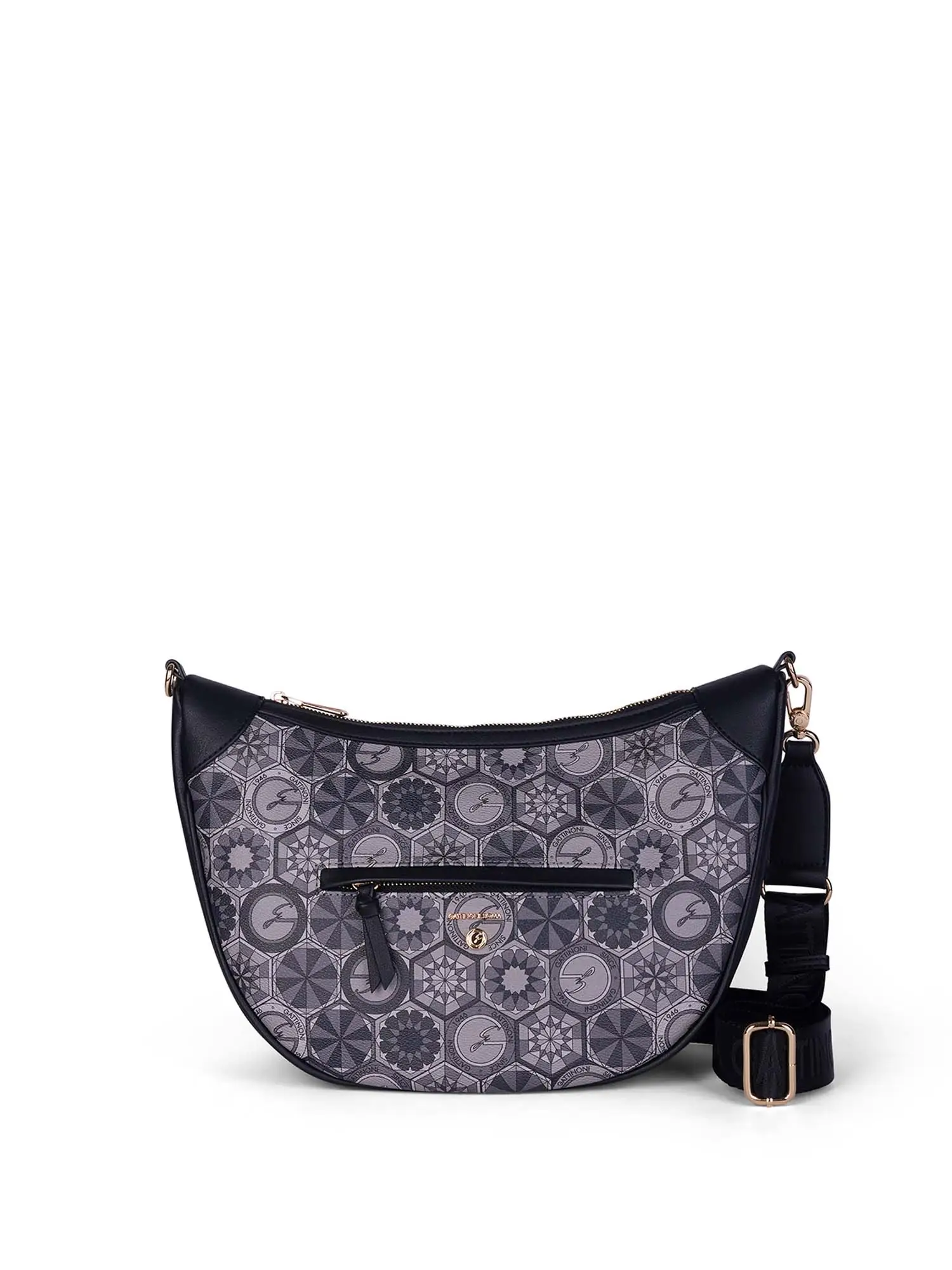 HOBO DONNA - GATTINONI ROMA - BENTD8618WZT - NERO, UNICA