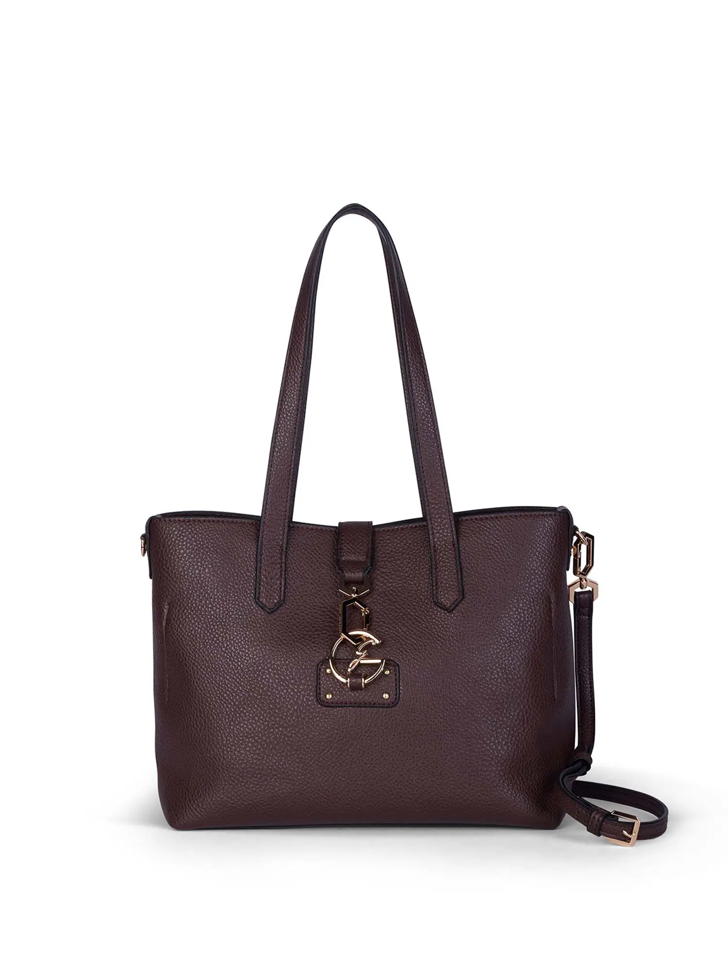 BORSA A SPALLA DONNA - GATTINONI ROMA - BINUR8681WVP - MARRONE, UNICA