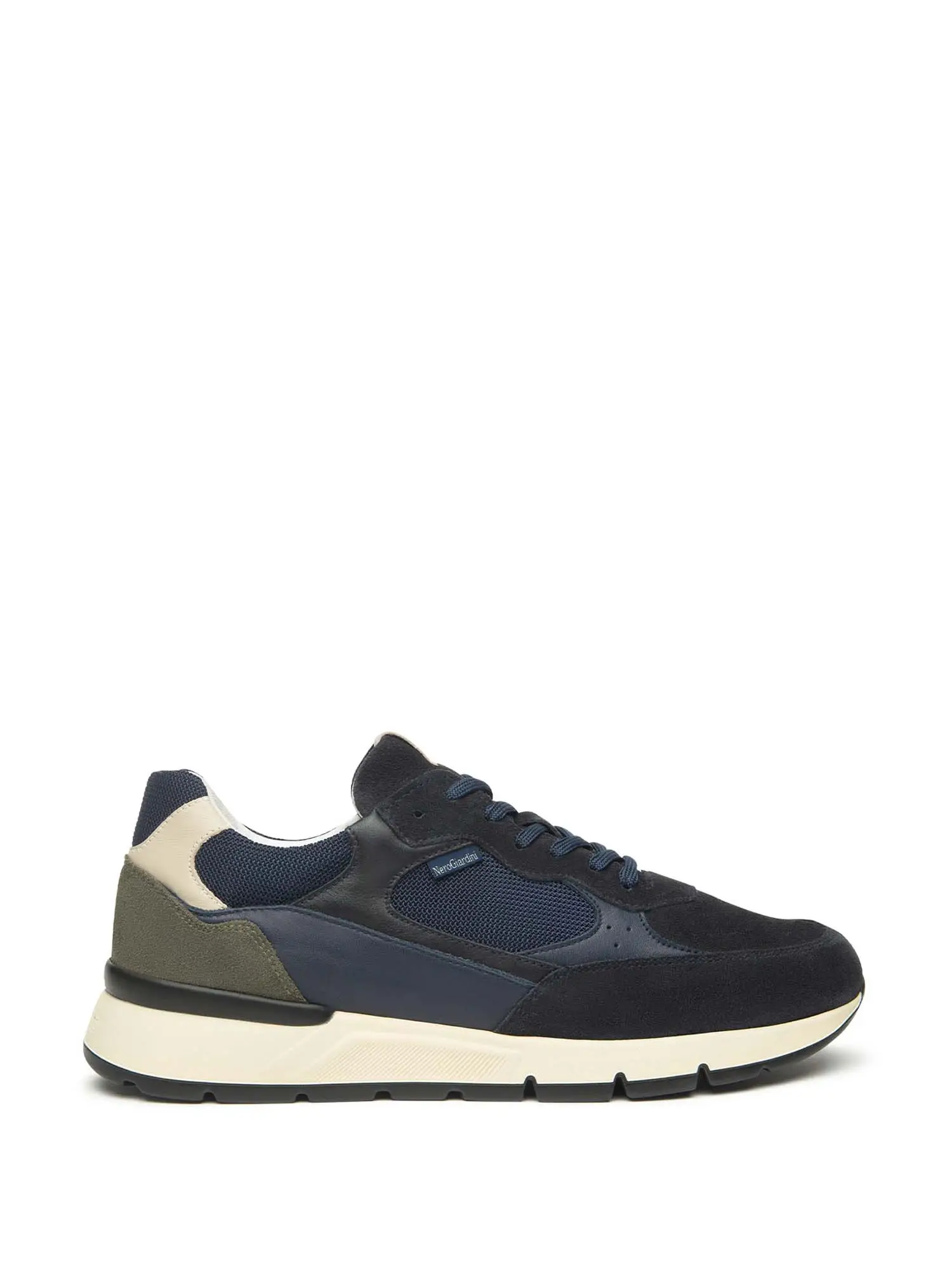 SNEAKERS UOMO - NERO GIARDINI - I500871U - BLU, 45