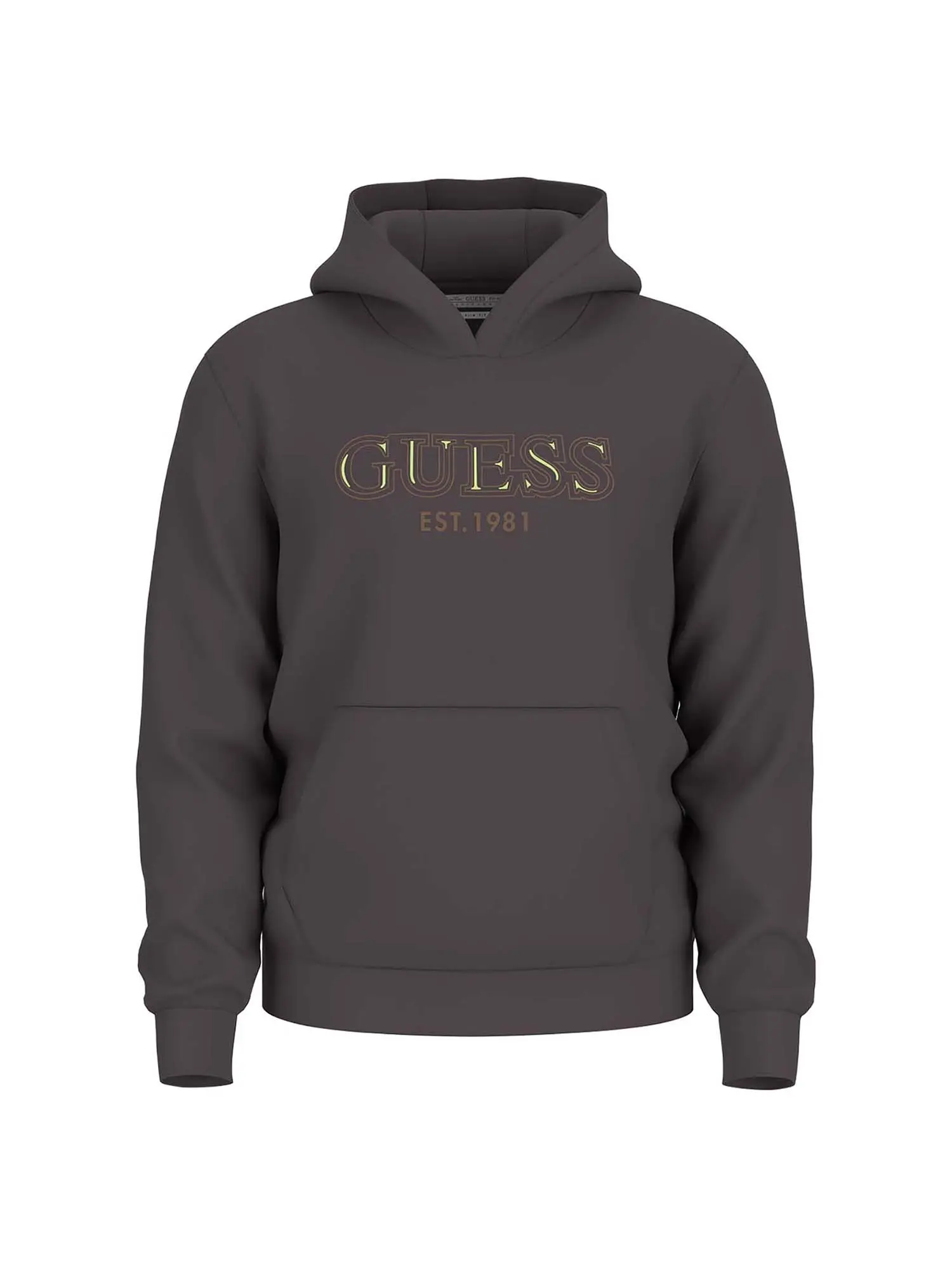FELPA UOMO - GUESS APPAREL - M5BQ36 K9Z21 - MARRONE, XS